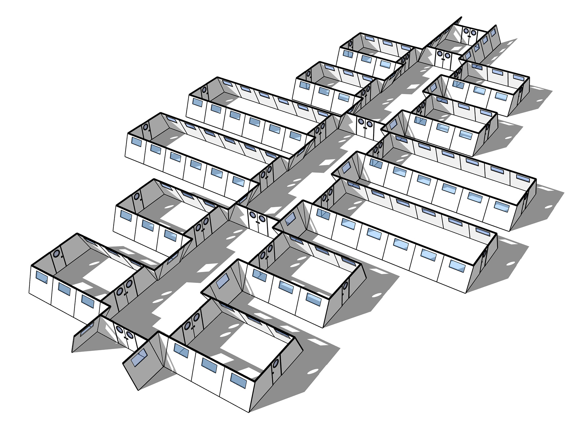 Field Hospital Top Cut Away View