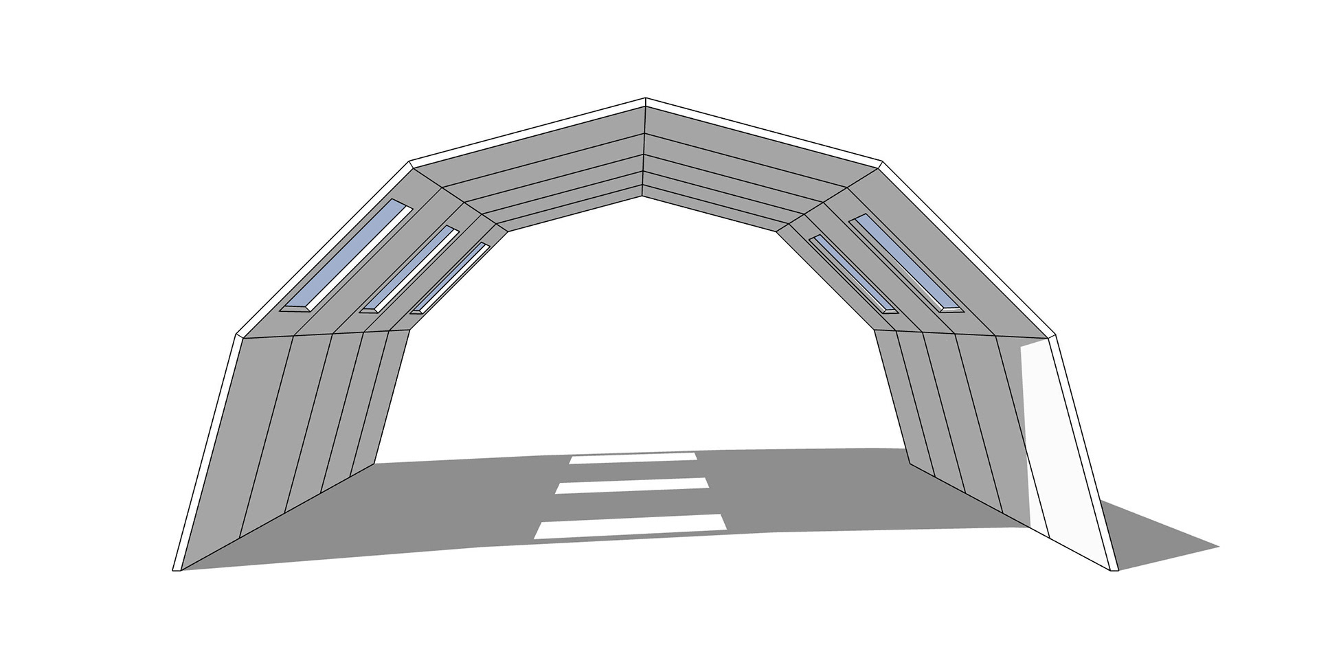 6 Panel Arch