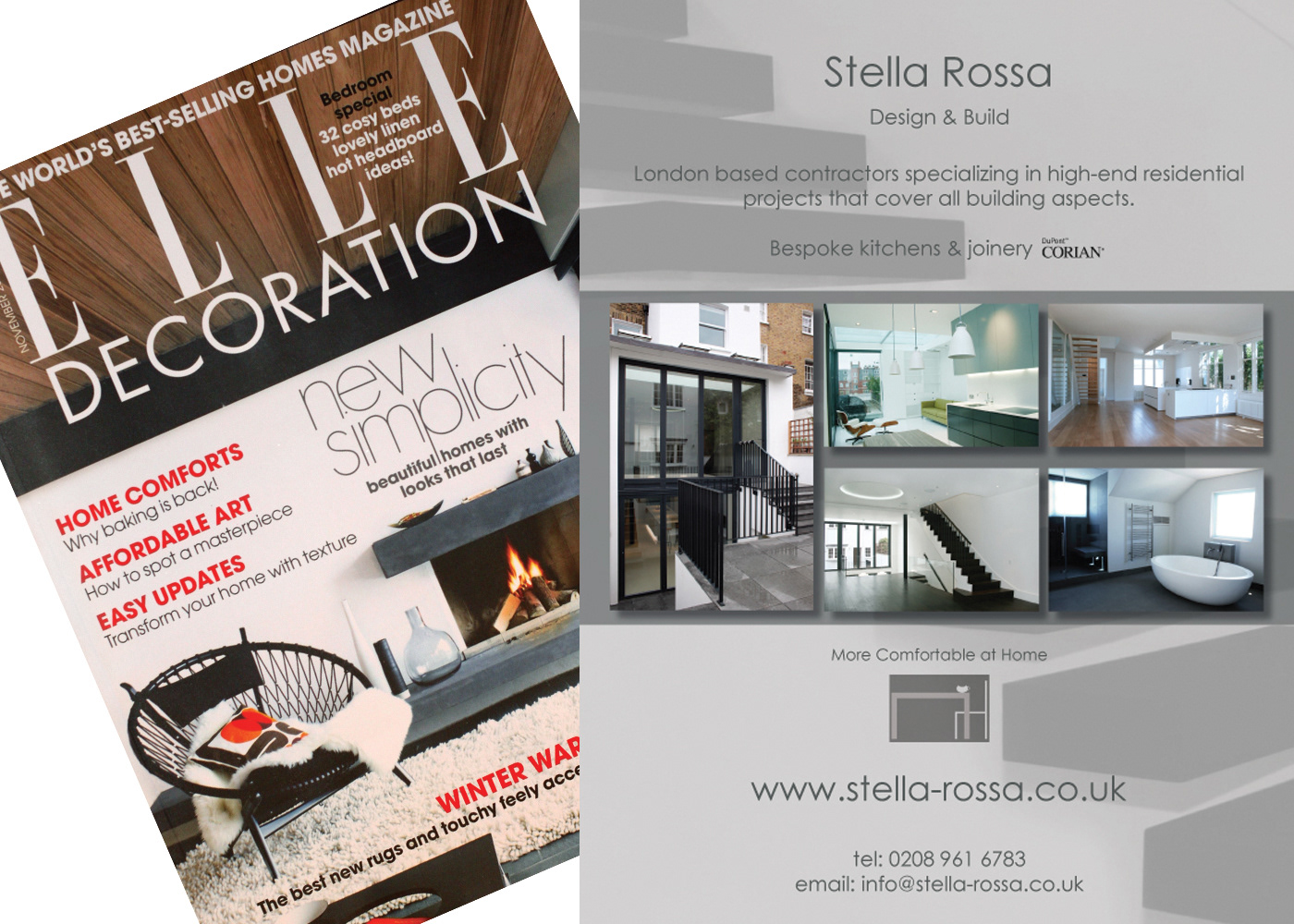 Design for magazine advertising