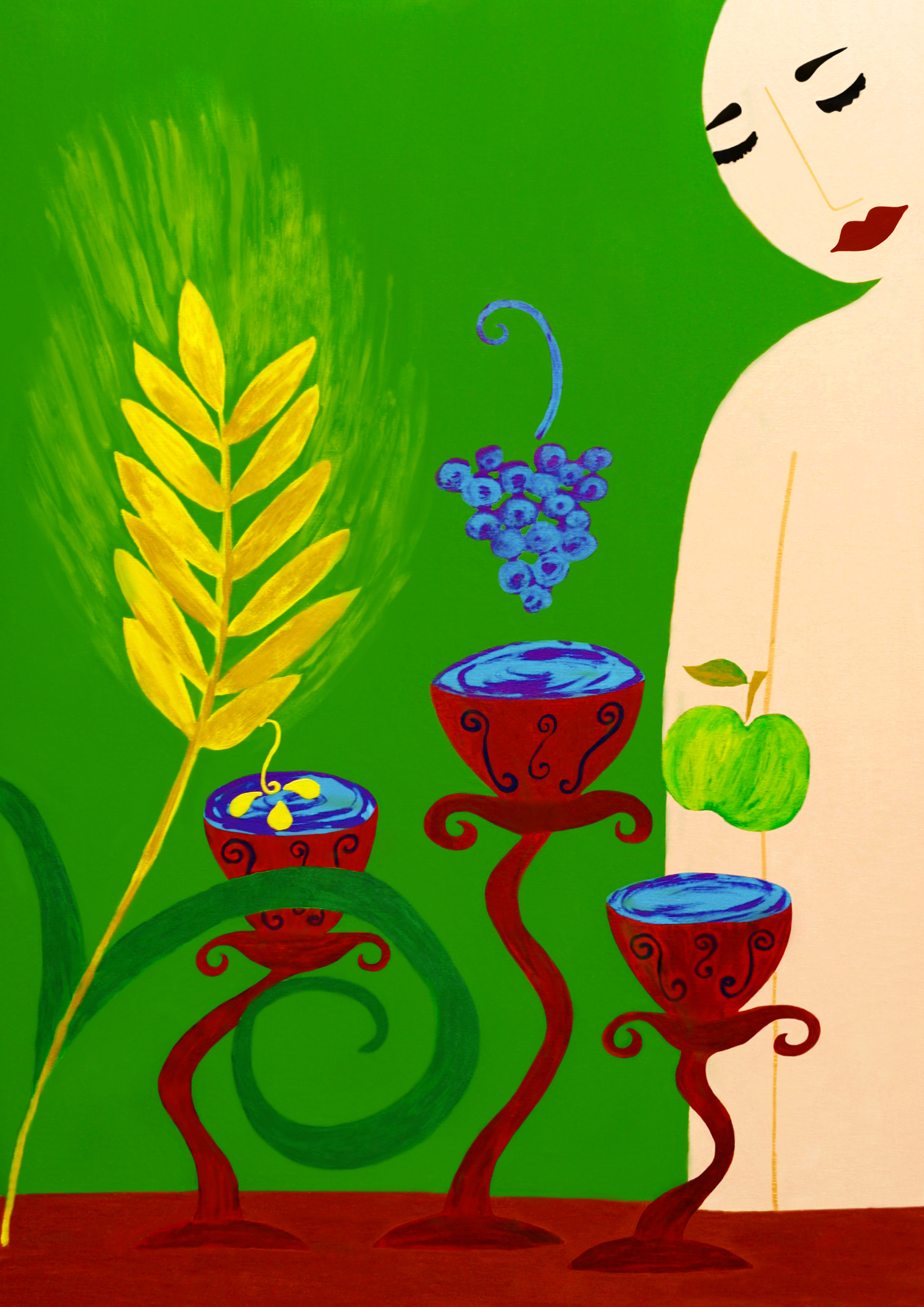 Woman and Wine