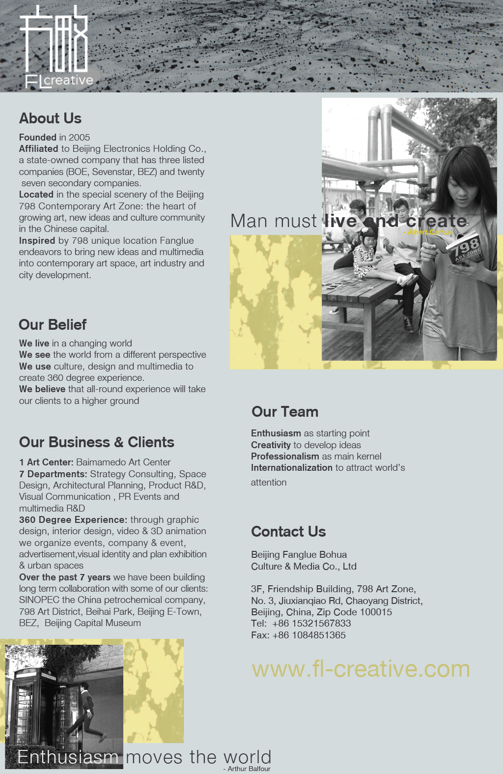 Newsletter template and visuals
