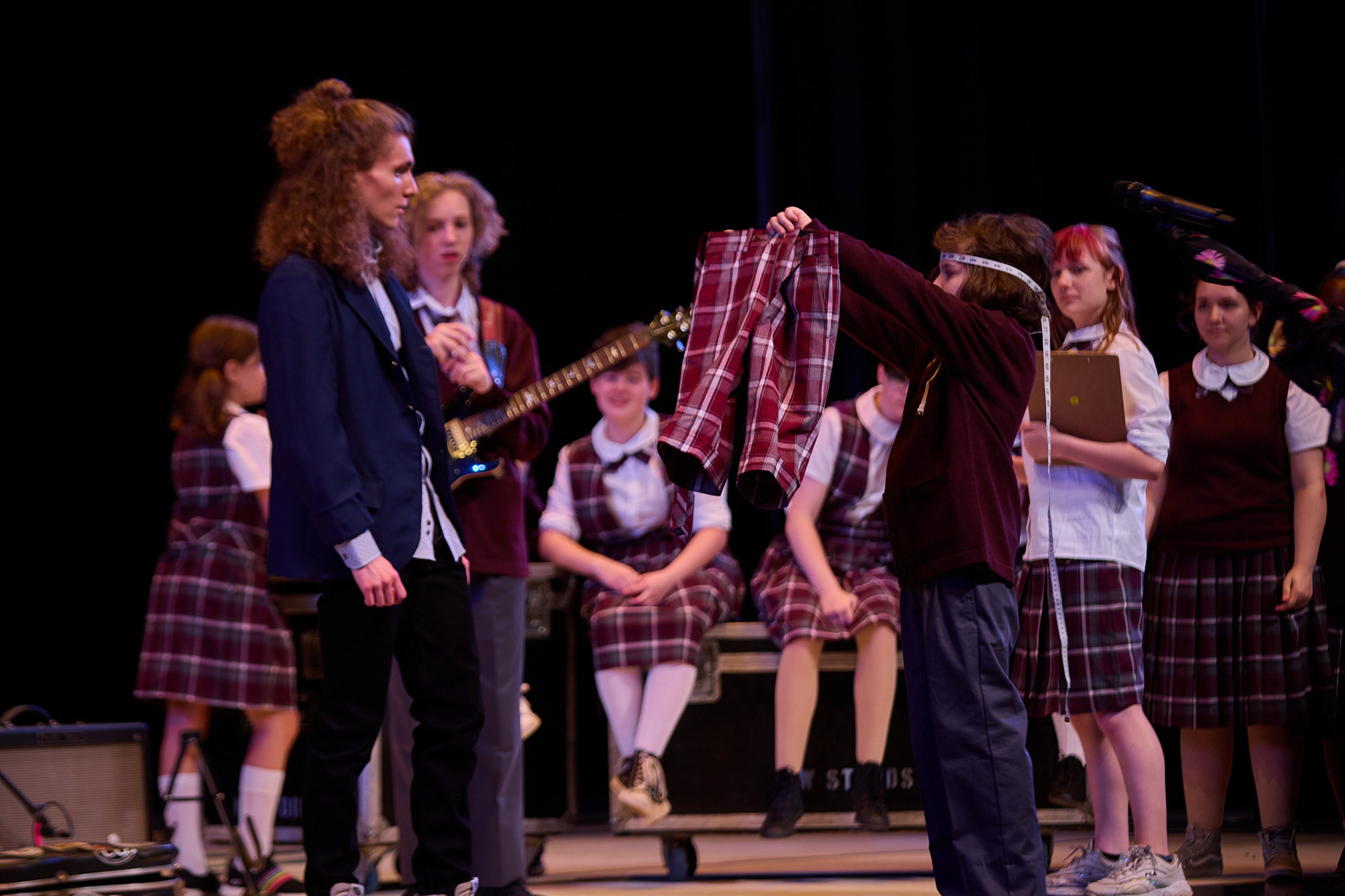 "School of Rock" Rehearsal Photo by Jordan Oscar