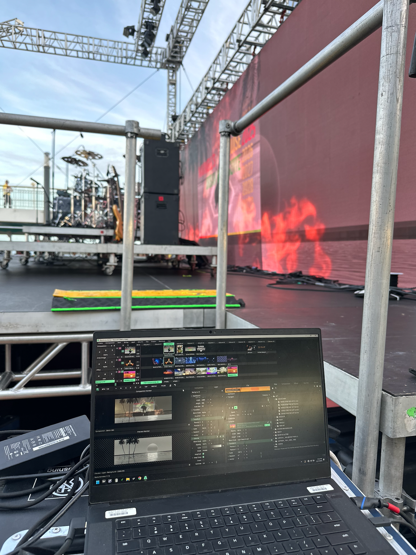 Stepping in to run Resolume!
