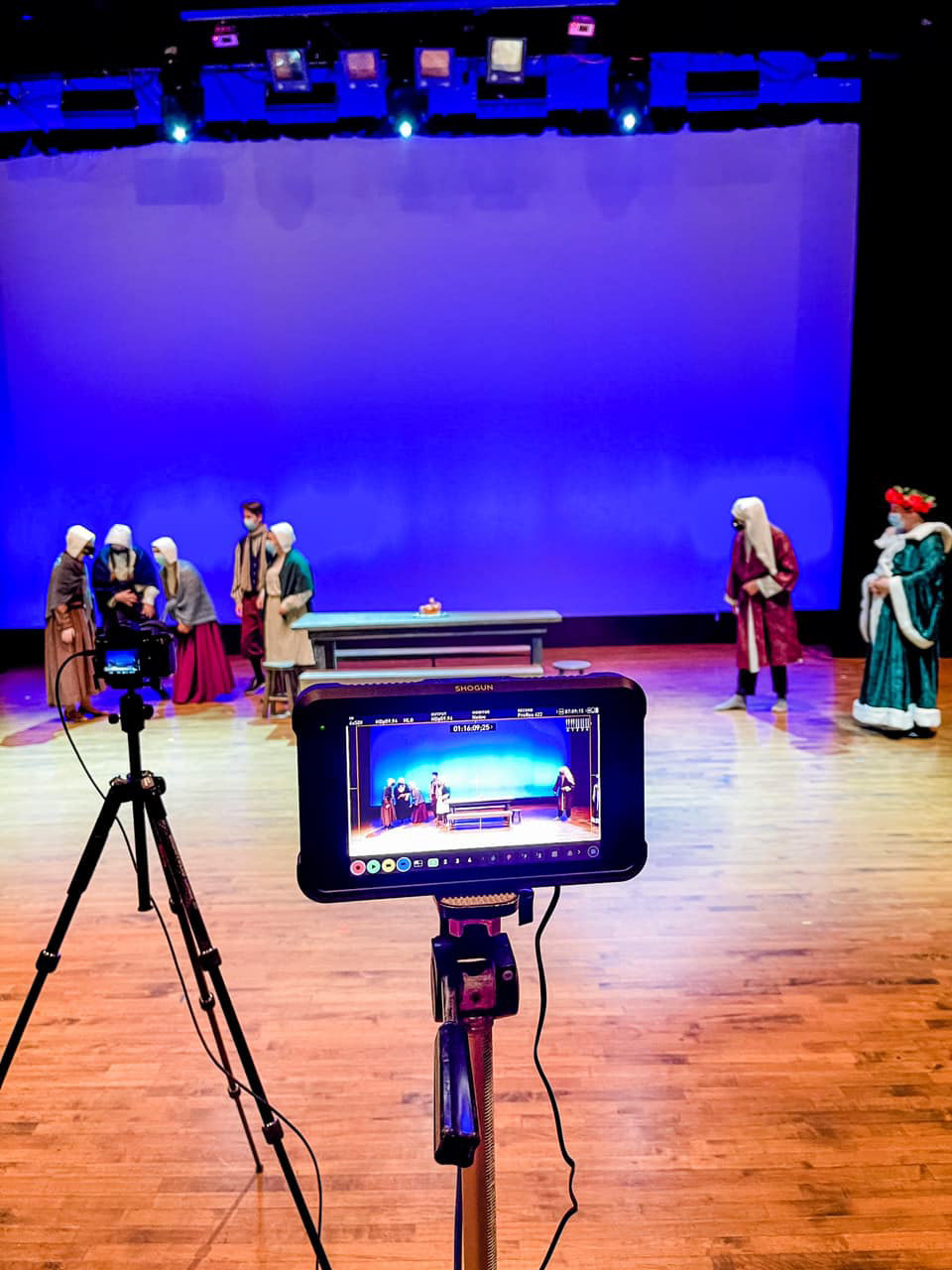 "A Christmas Carol" Behind the Scenes Photo