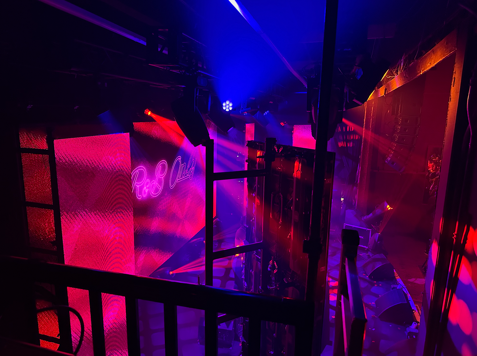 Side stage views