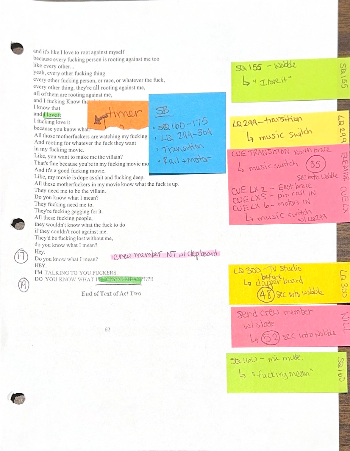 Called this transition with super specific timings and we aced it every time!