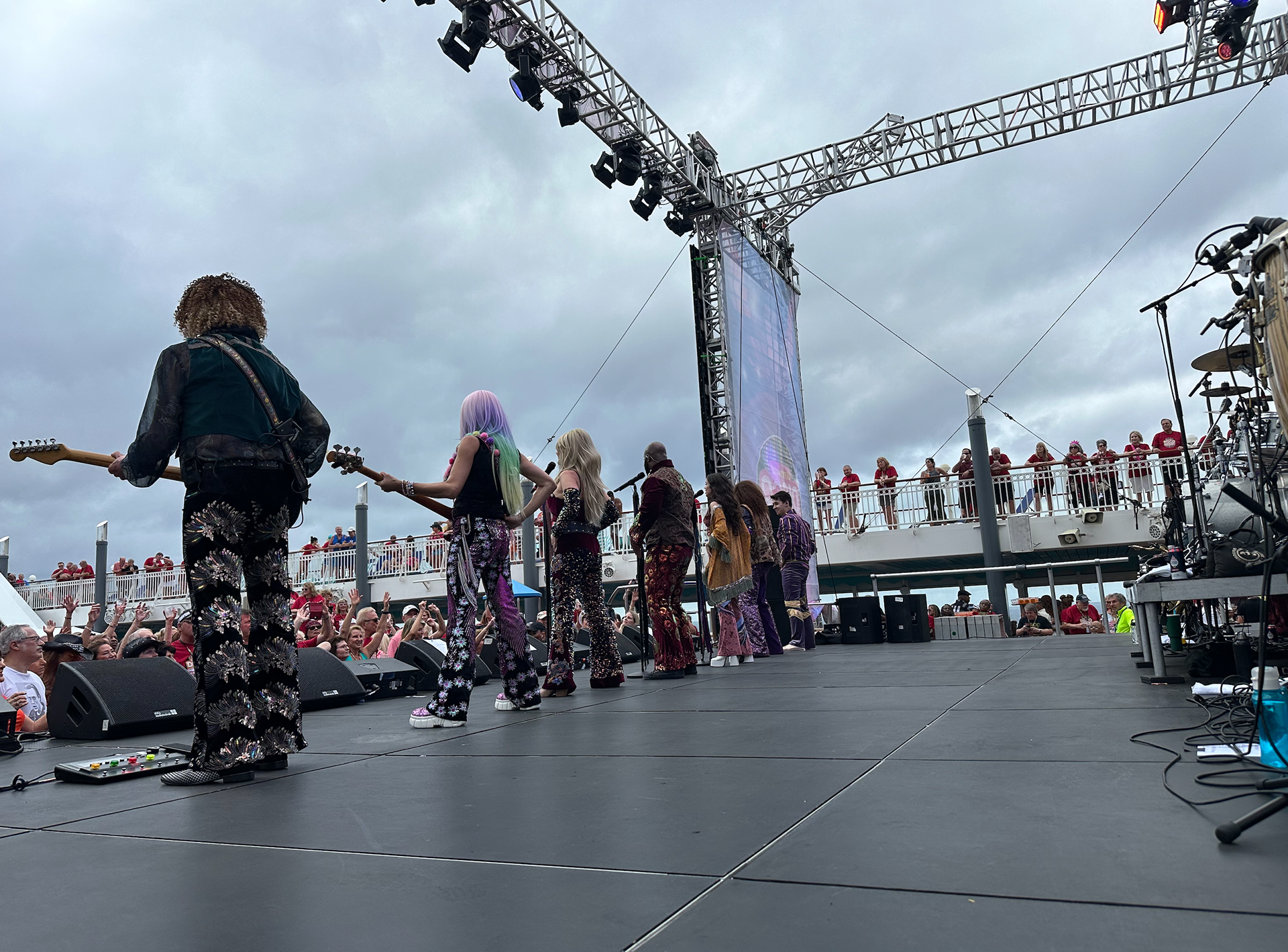 My view from side stage.