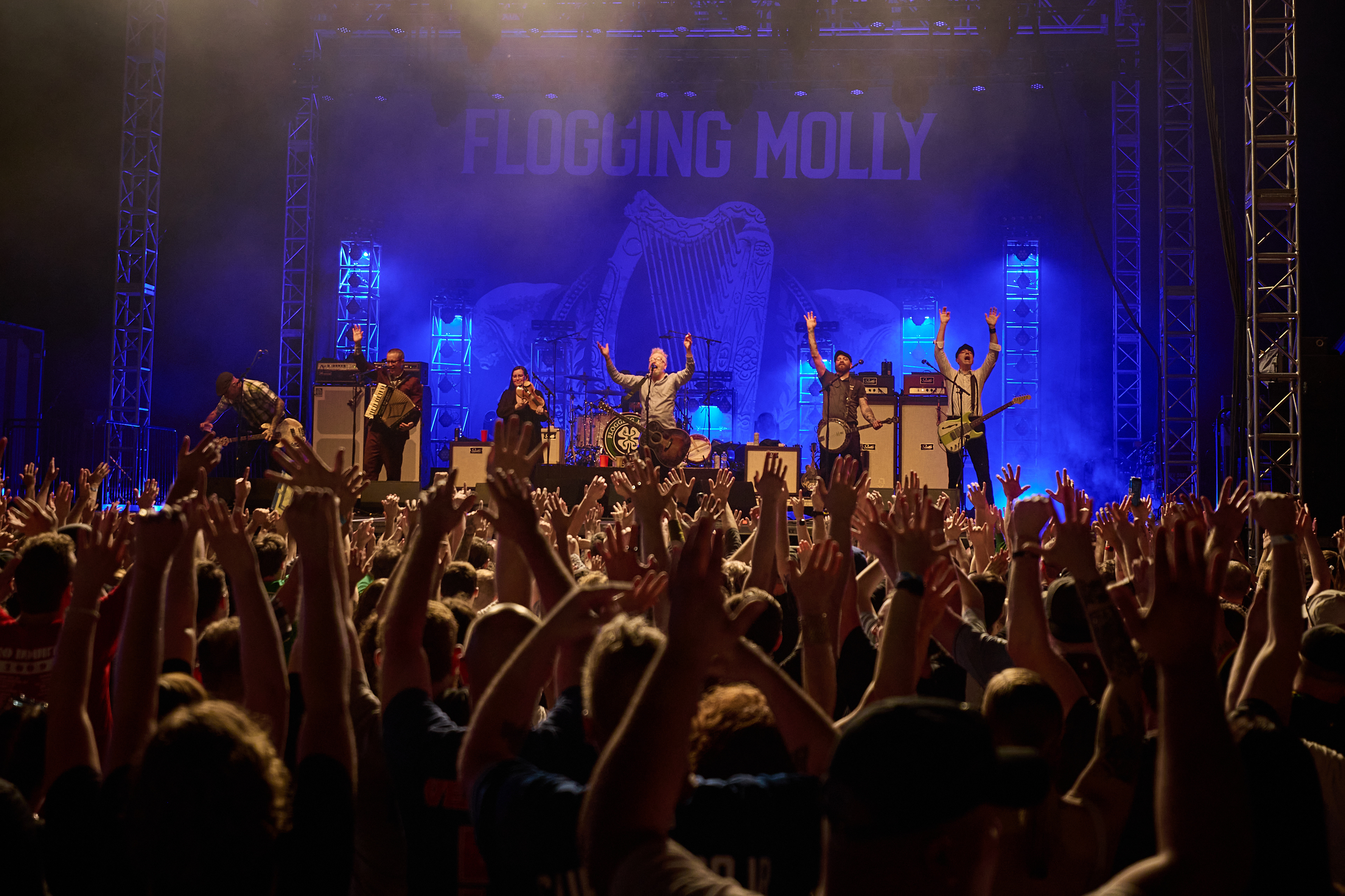 Flogging Molly Concert Photo by Jordan Oscar