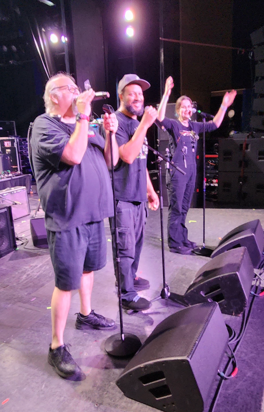 Fun during sound check.