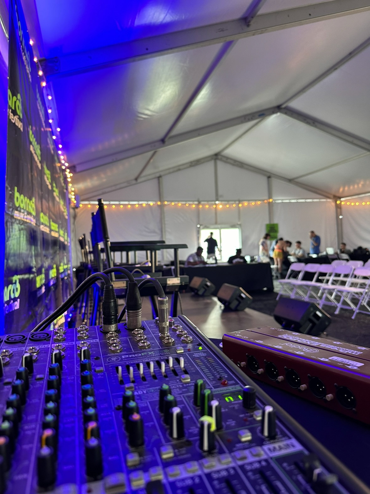 Spent lots of time in the press tent this year.