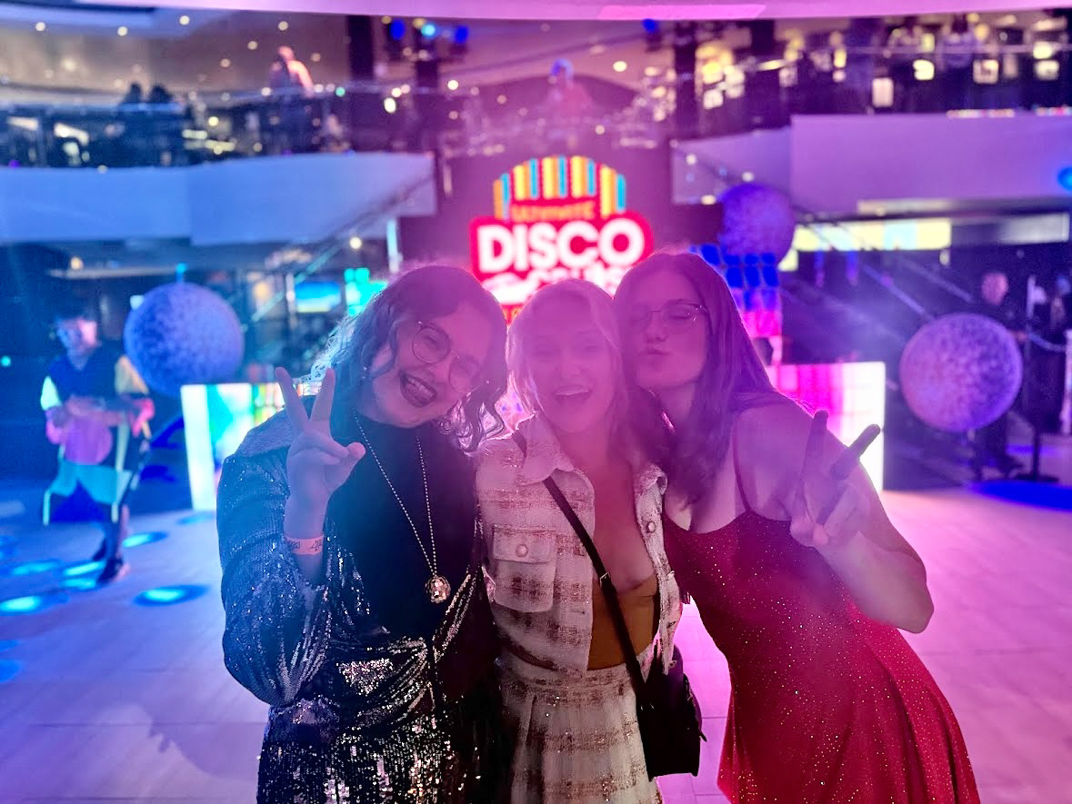 Dance floor with the crew!