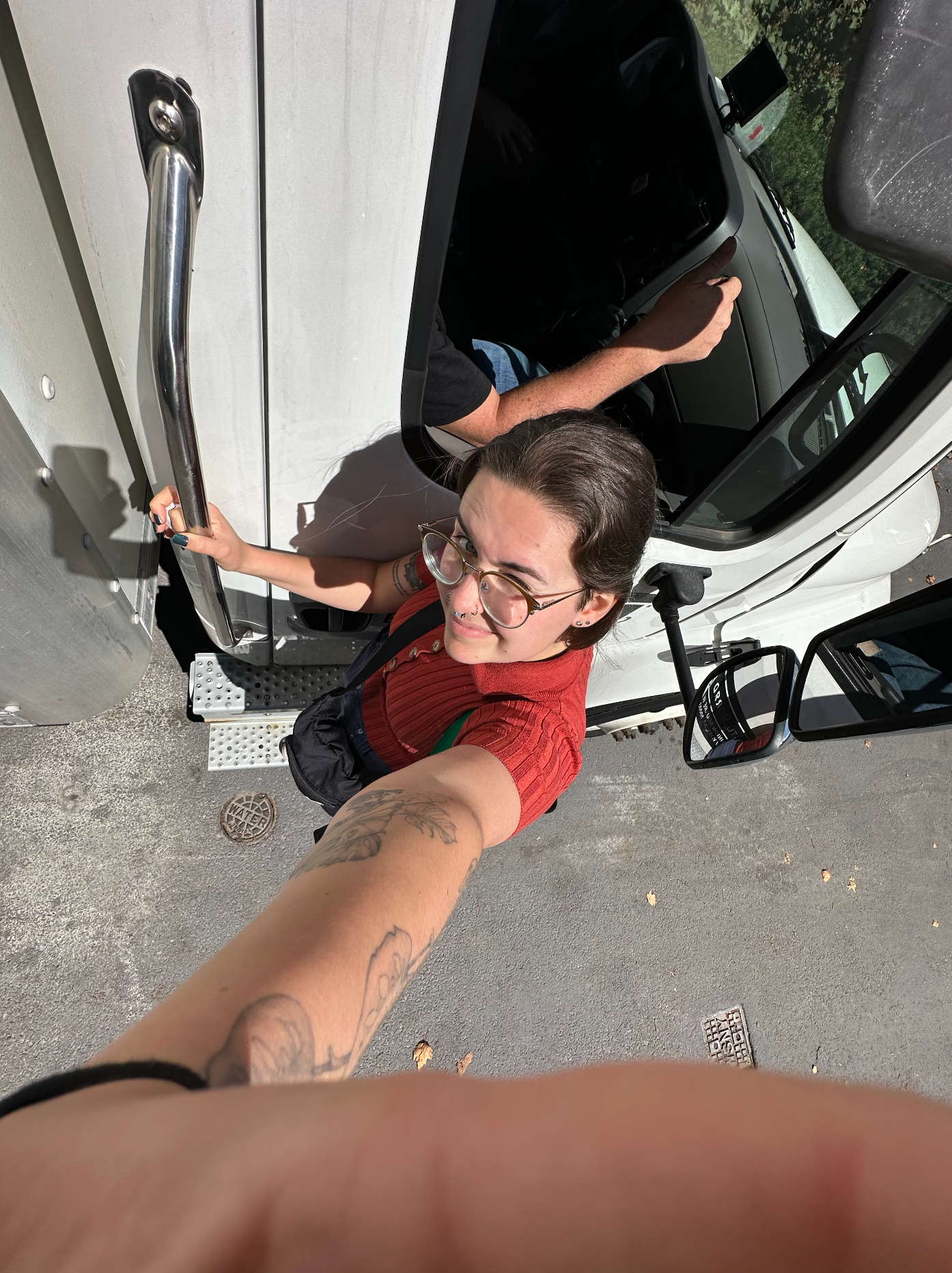 Sending off the trucks!