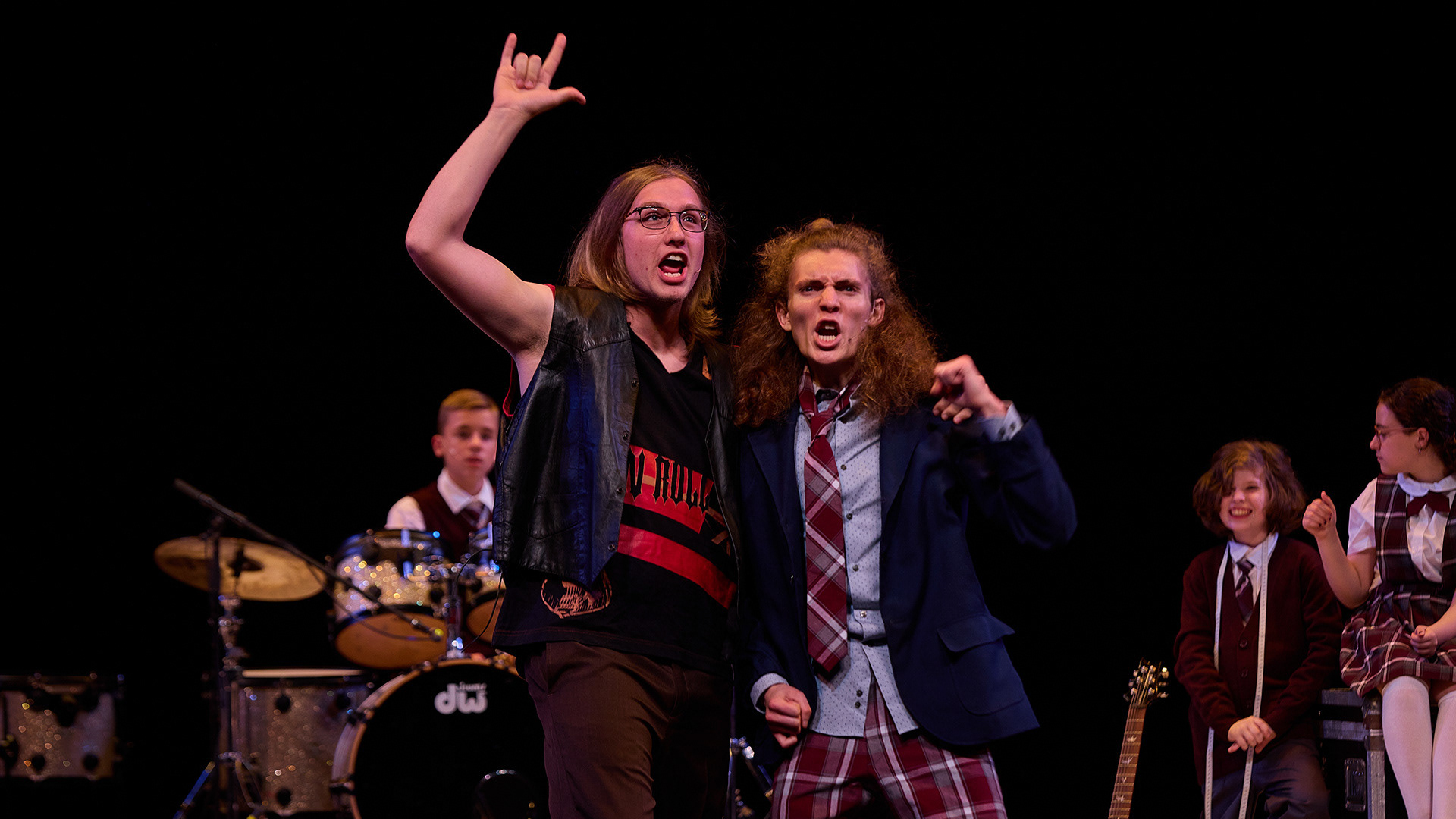 "School of Rock" Rehearsal Photo by Jordan Oscar