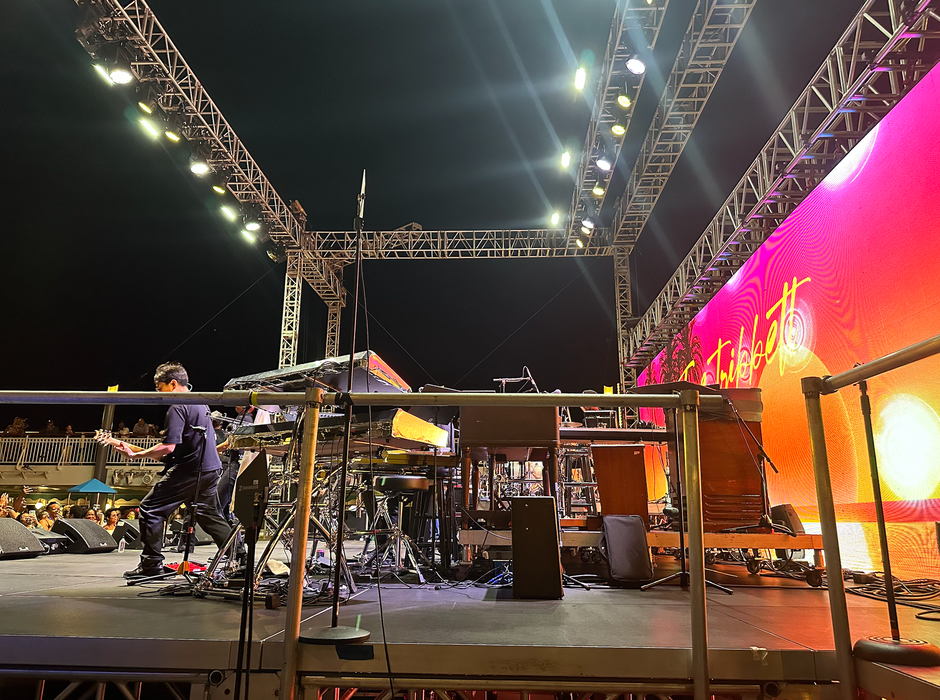 My view from side stage.