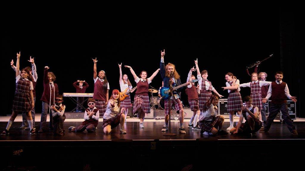 "School of Rock" Rehearsal Photo by Jordan Oscar
