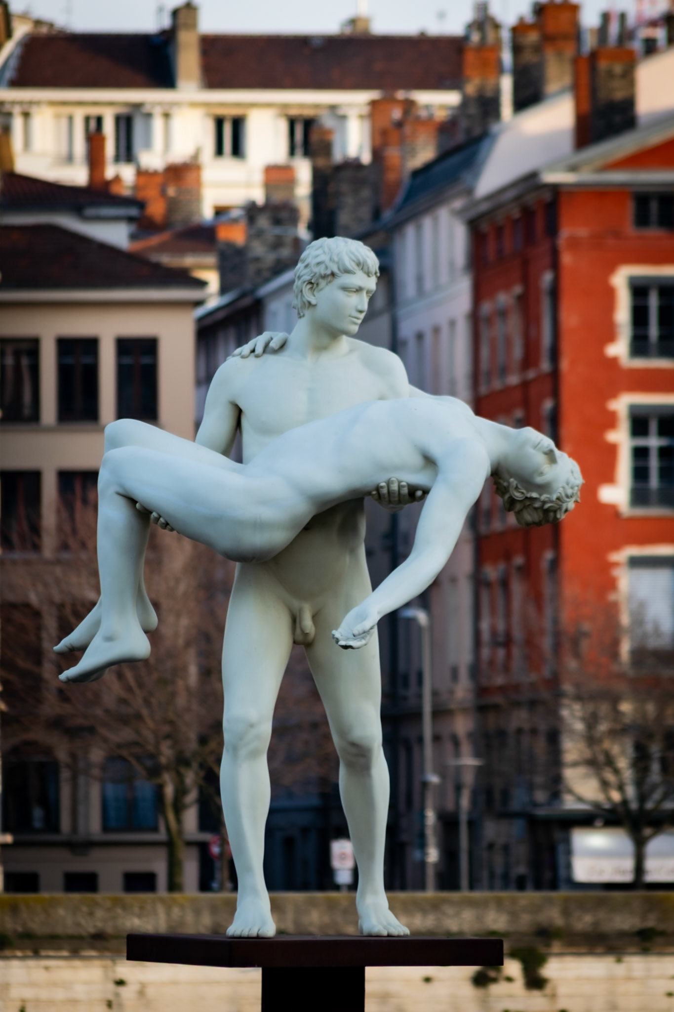 A visual study of classical form, urban grandeur, and monumental art across the historic public squares of Lyon.
