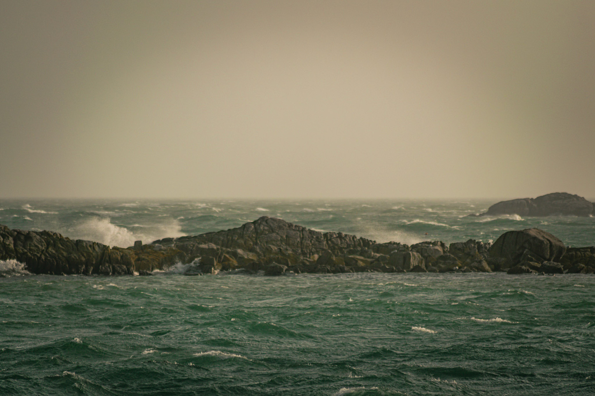The raw, unyielding power of the Atlantic as ex-Hurricane Ophelia made landfall, turning the quiet eastern coastline into a wall of crashing spray.