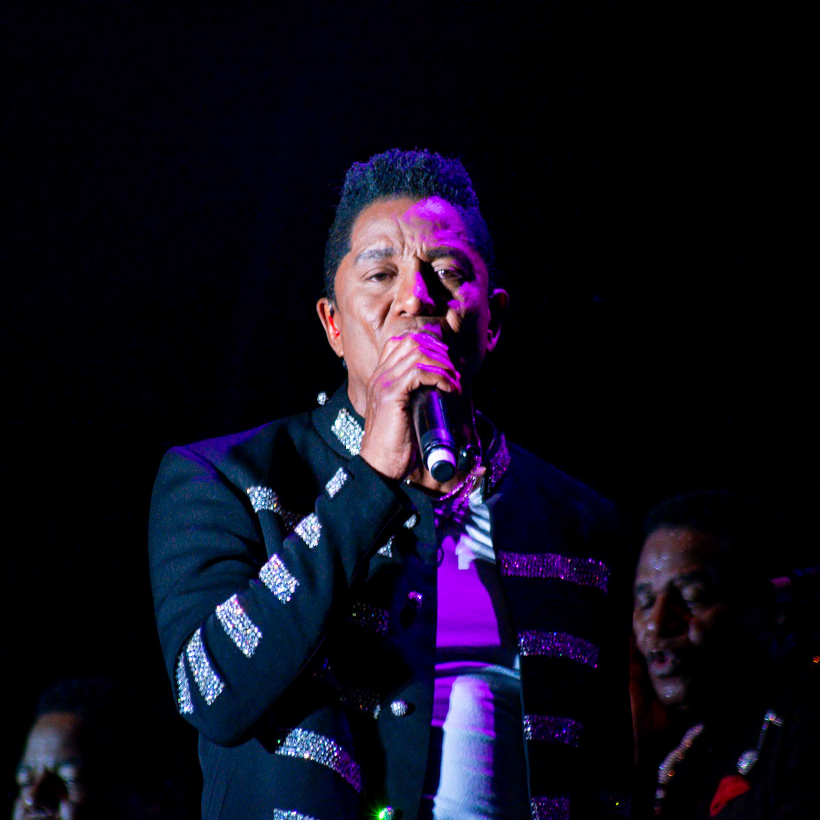 Dun Laoghaire, Ireland. 3rd August, 2018. The BeatYard Festival with Jacksons. Featuring: Jermaine Jackson Credit: Fabrice Jolivet/Alamy Live News