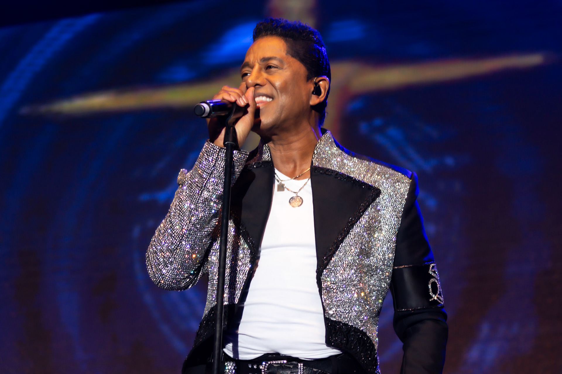 Dun Laoghaire, Ireland. 3rd August, 2018. The BeatYard Festival with Jacksons. Featuring: Jermaine Jackson Credit: Fabrice Jolivet/Alamy Live News