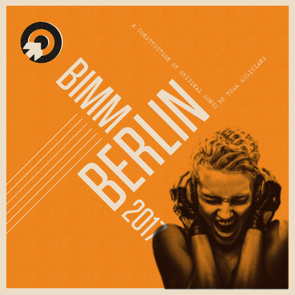 Constructivist themed covers for a series of CD Albums showcasing the music of students from four of the BIMM campuses, Brighton, Bristol, London and Berlin.