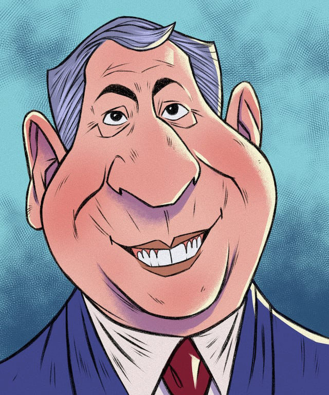Ilustração digital de caricatura por Renan Bellmonte