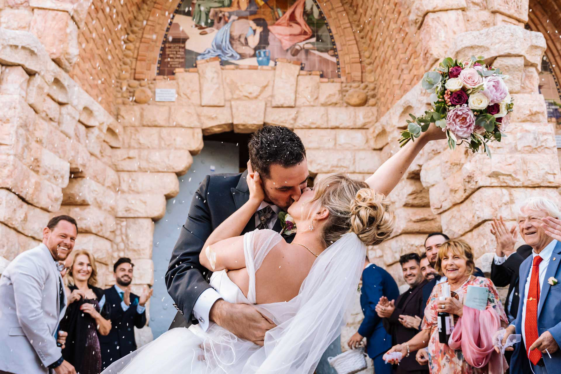 Boda en santuario de santa maría magdalena en Novelda