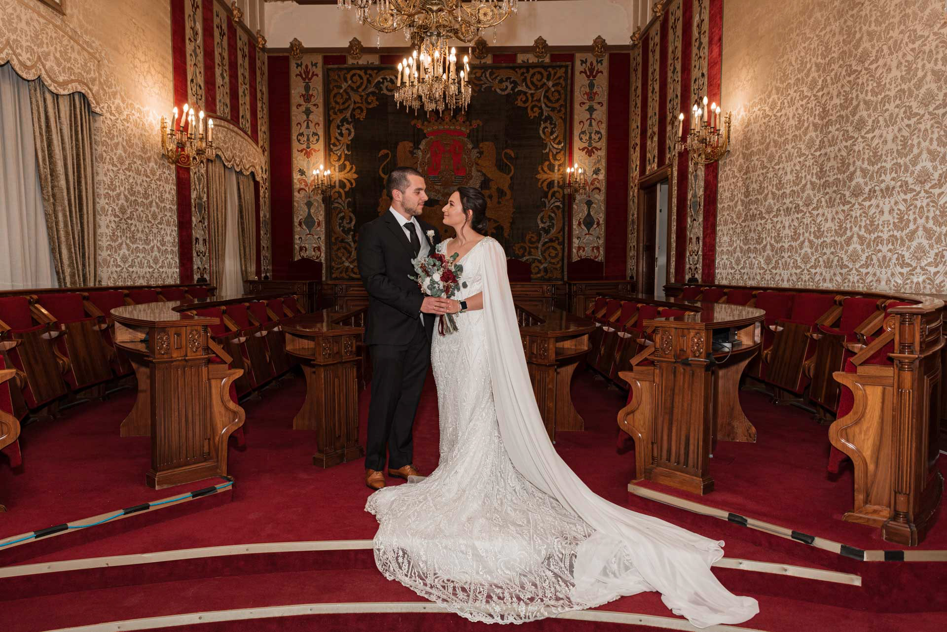 Fotógrafo de bodas en el ayuntamiento de Alicante