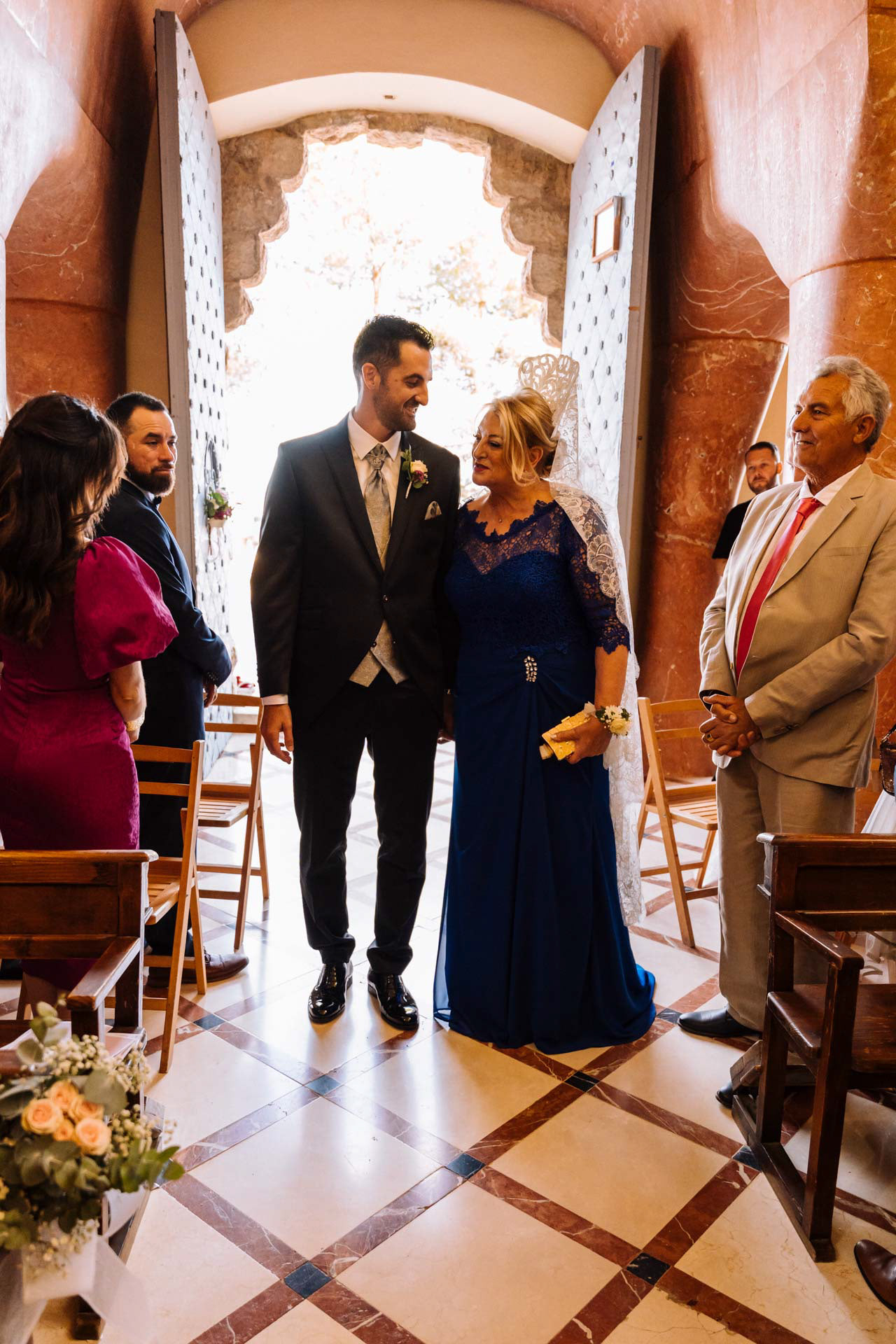 Boda en santuario de santa maría magdalena en Novelda