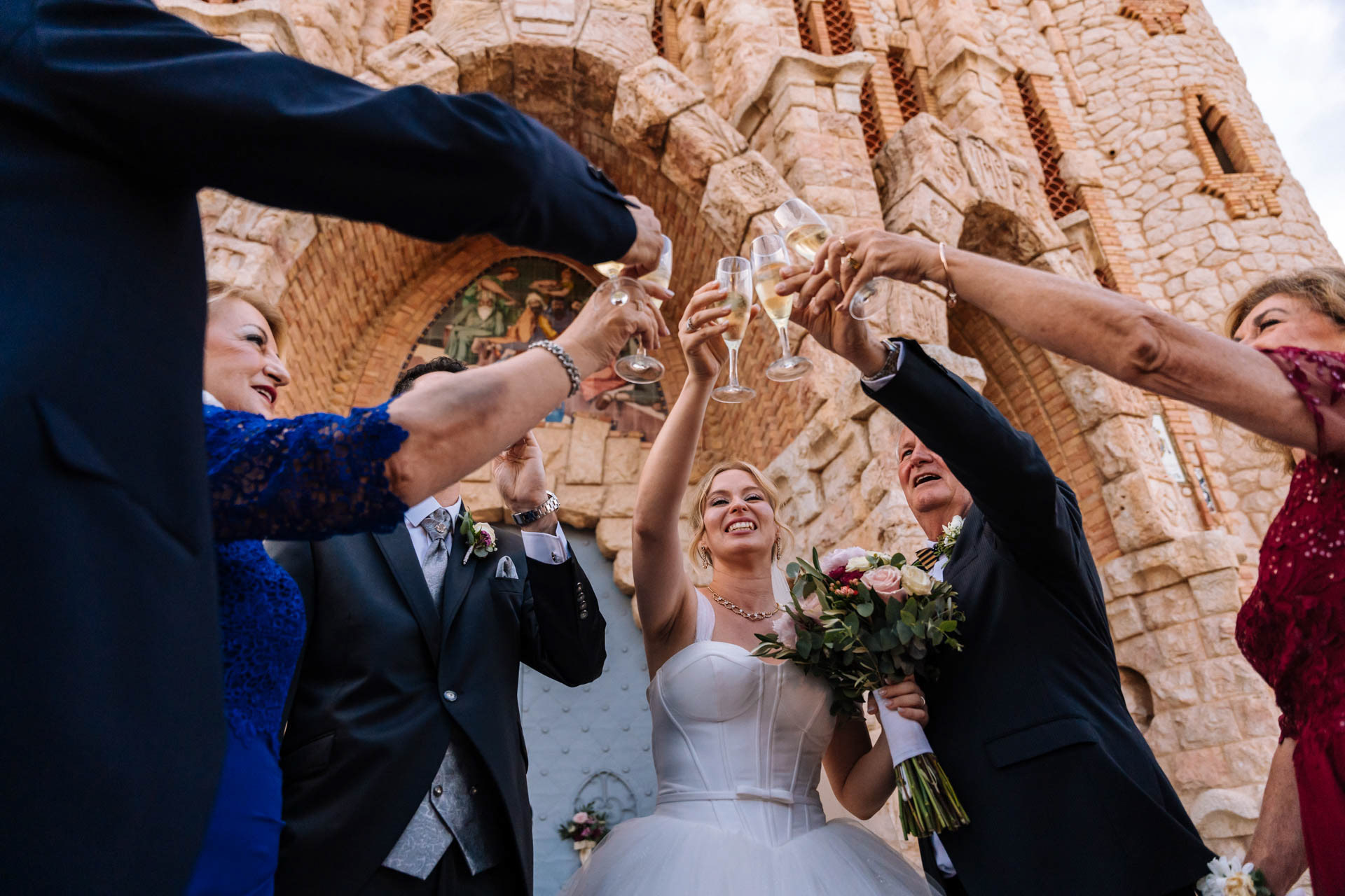 Boda en santuario de santa maría magdalena en Novelda