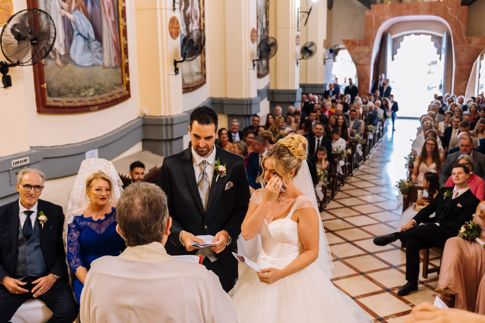 Boda en santuario de santa maría magdalena en Novelda