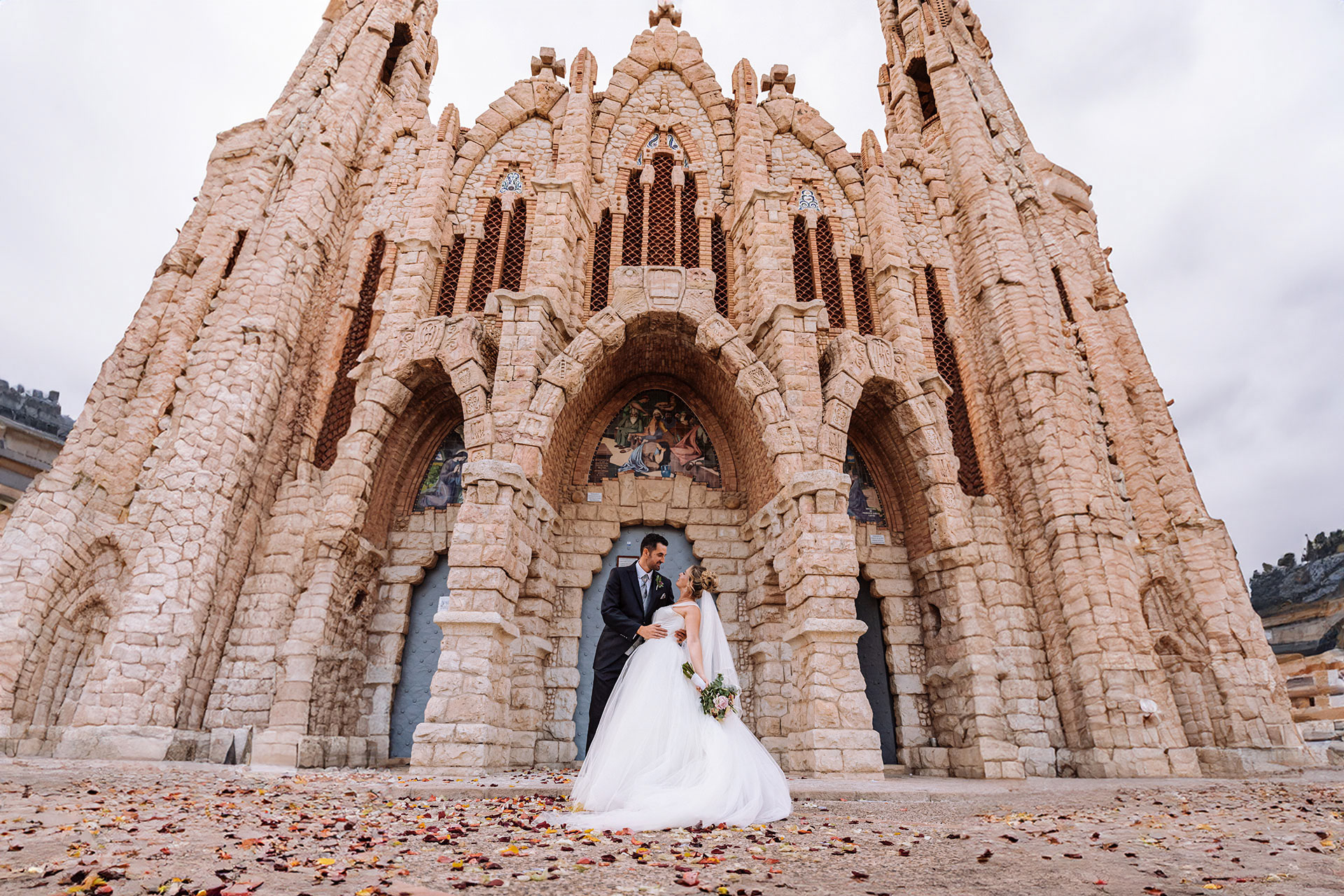 Boda en santuario de santa maría magdalena en Novelda