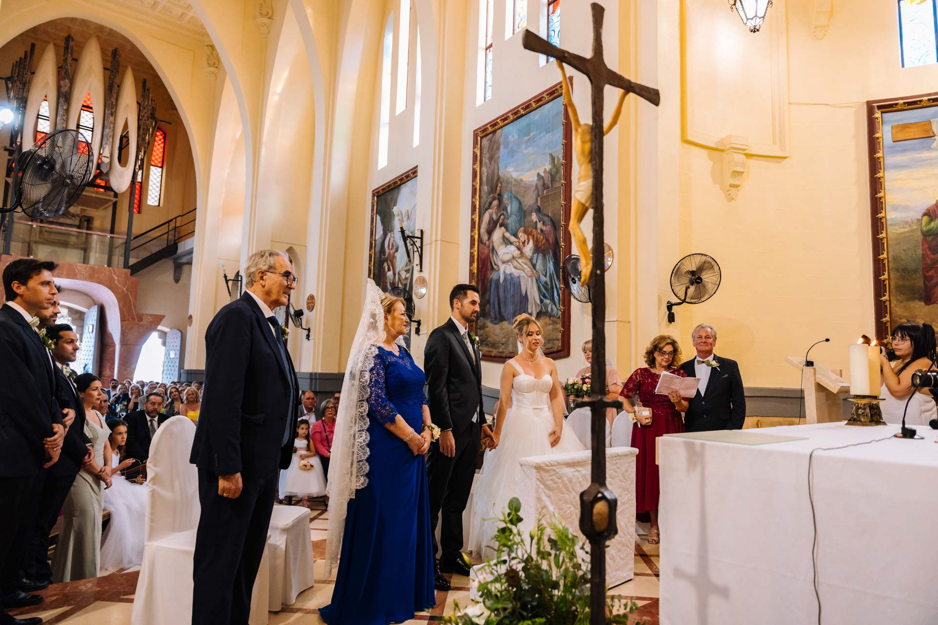 Boda en santuario de santa maría magdalena en Novelda