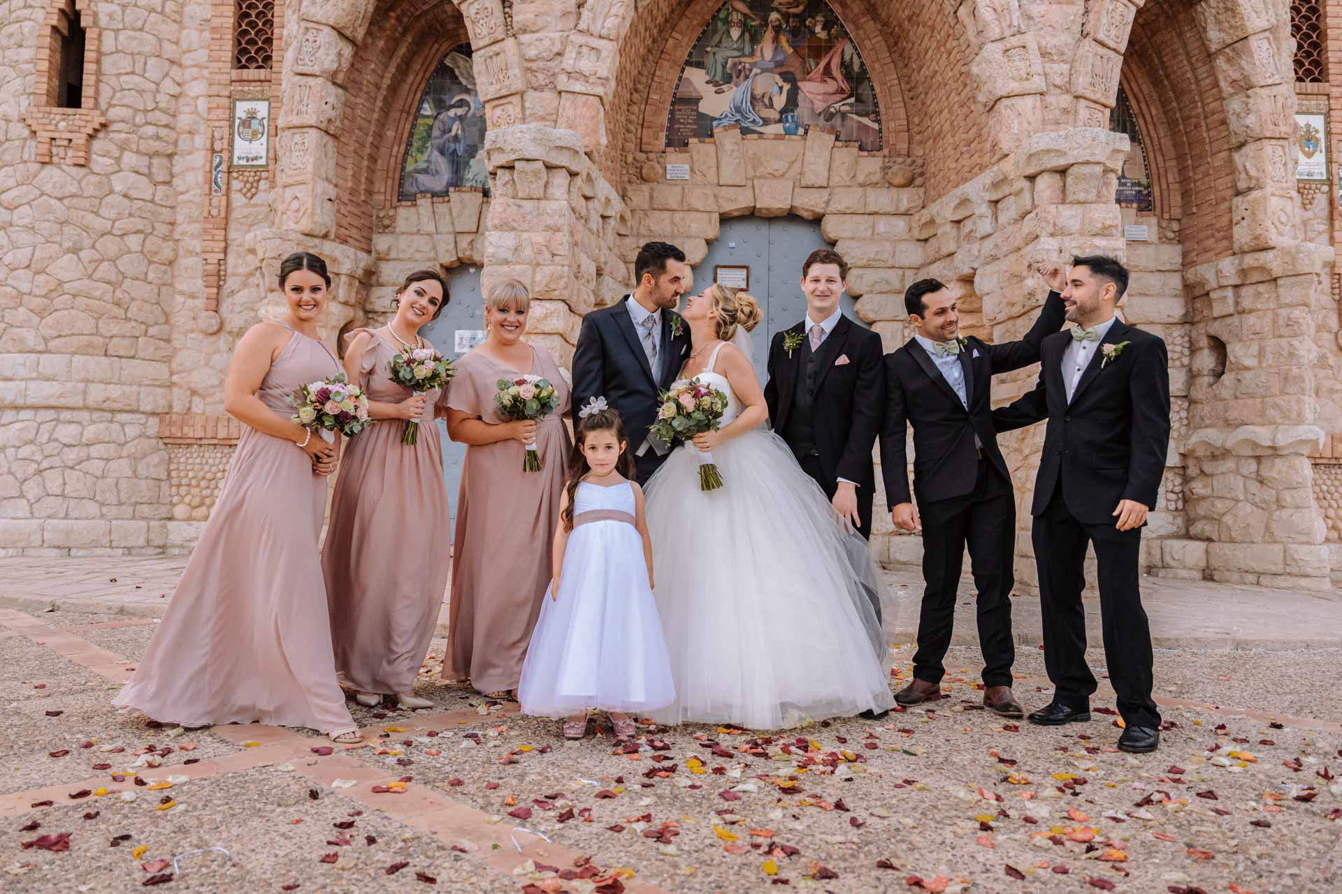Boda en santuario de santa maría magdalena en Novelda