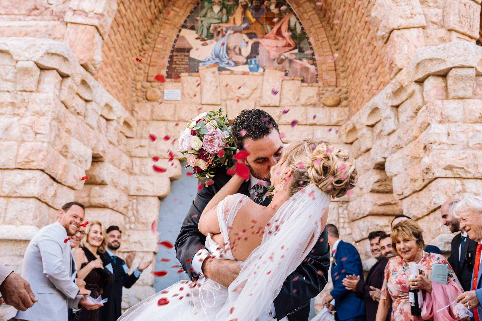 Boda en santuario de santa maría magdalena en Novelda
