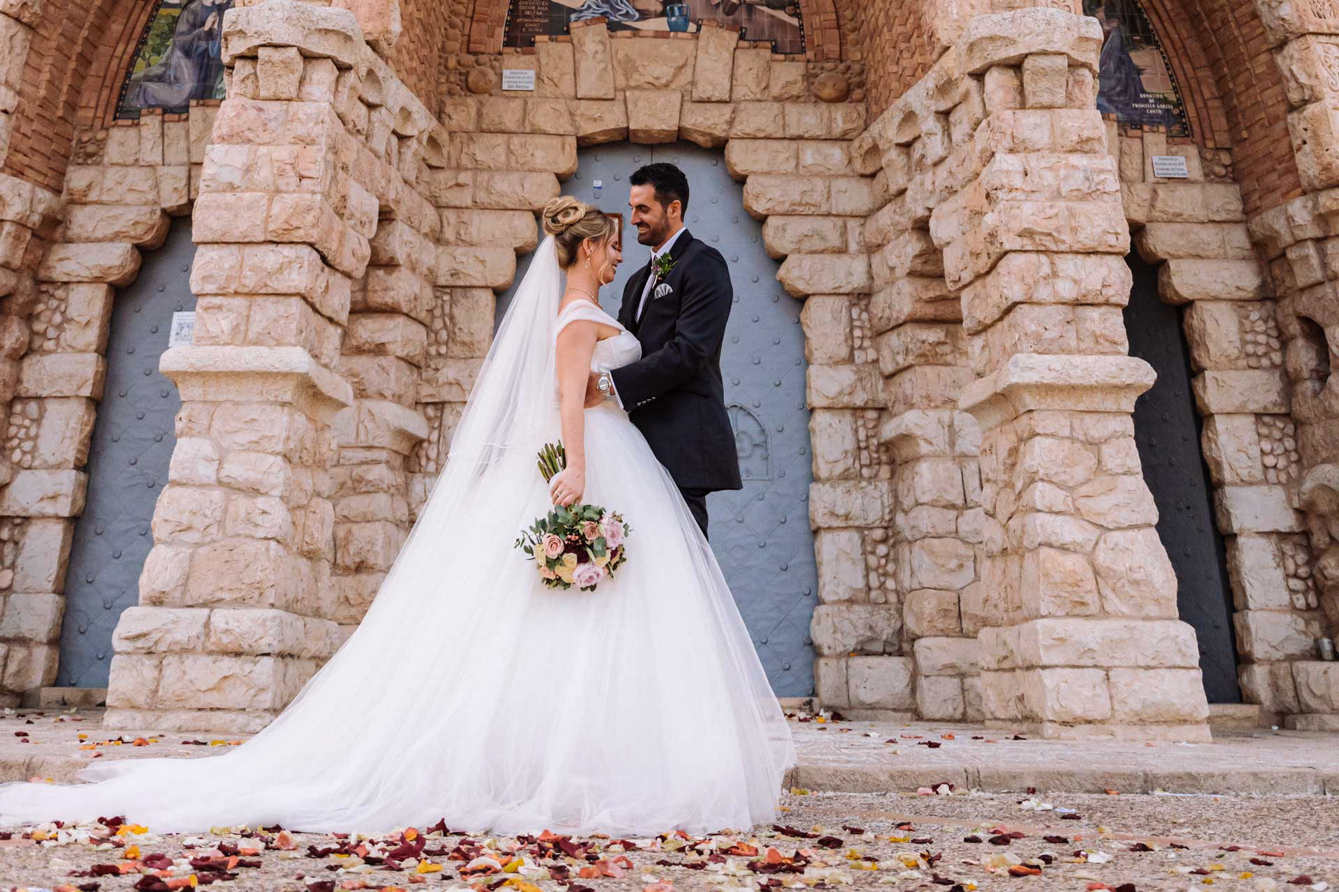 Boda en santuario de santa maría magdalena en Novelda