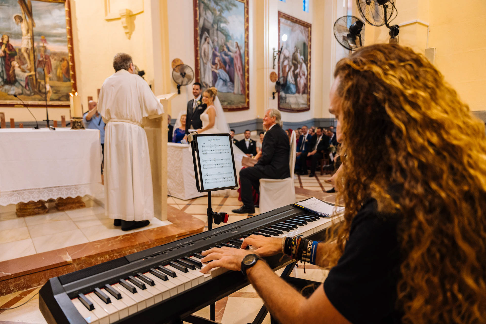 Boda en santuario de santa maría magdalena en Novelda
