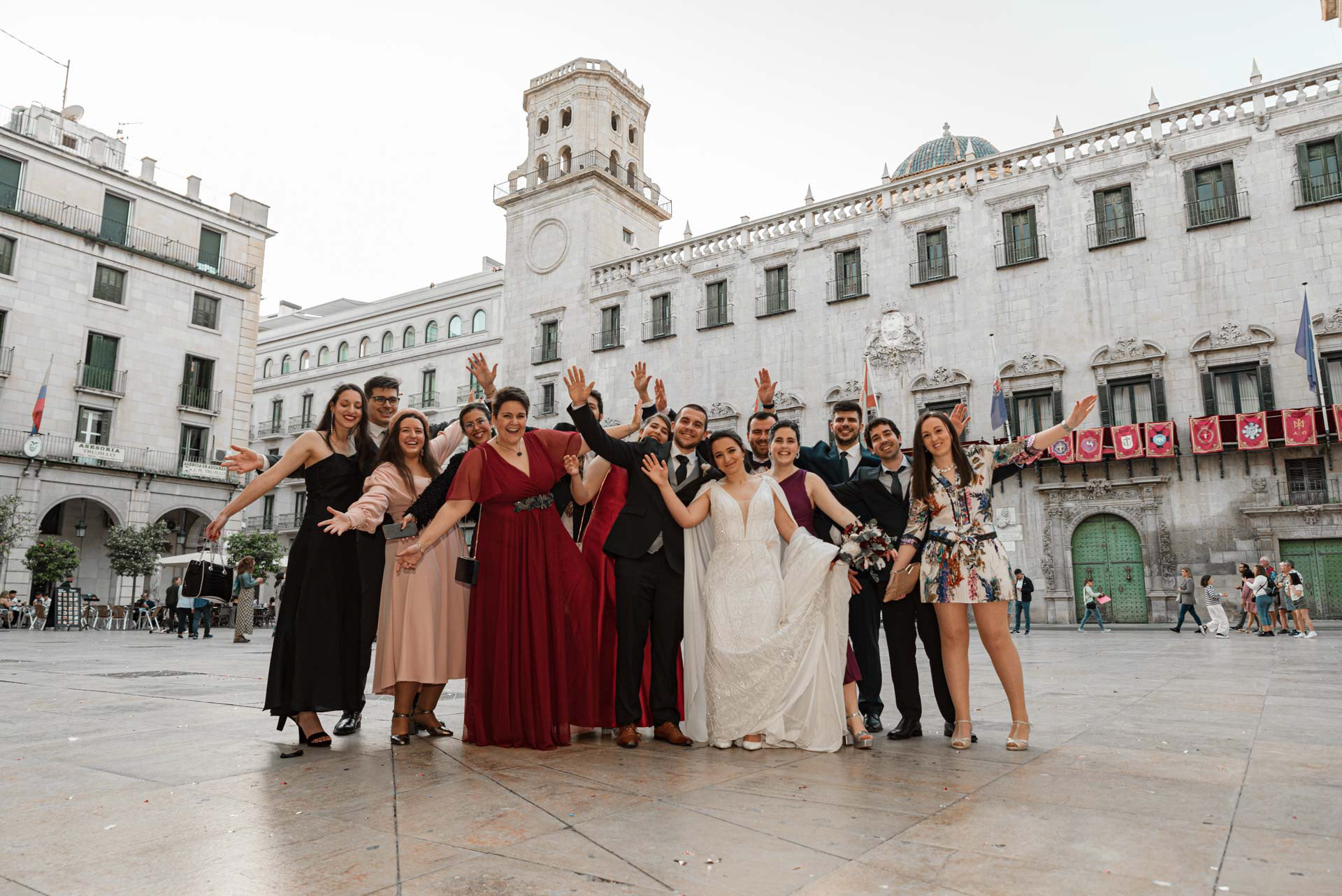Fotógrafo de bodas en el ayuntamiento de Alicante