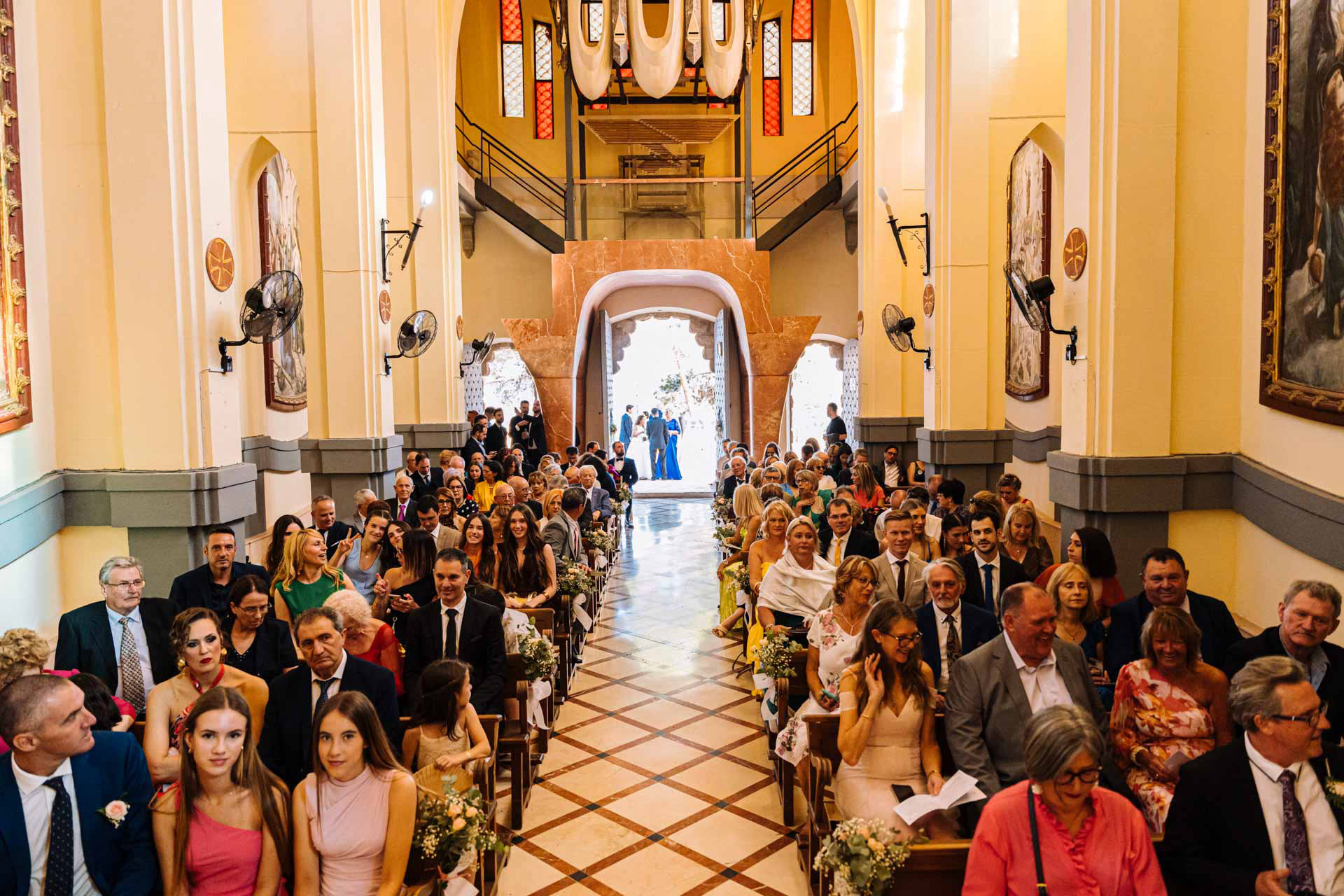 Boda en santuario de santa maría magdalena en Novelda