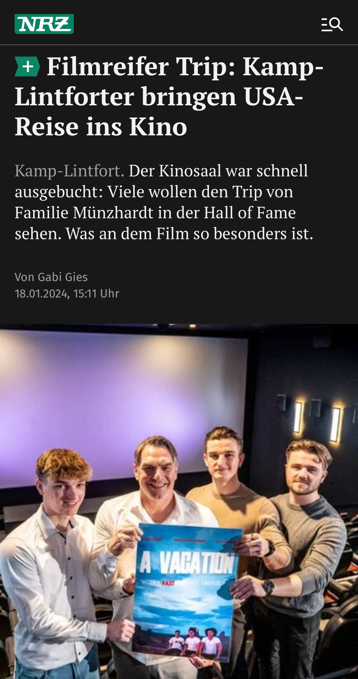 ZEITUNGSARTIKEL PART I