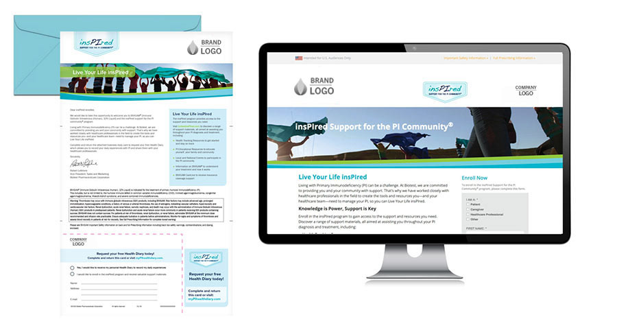 Patient CRM Program: Direct Mail & Landing Page