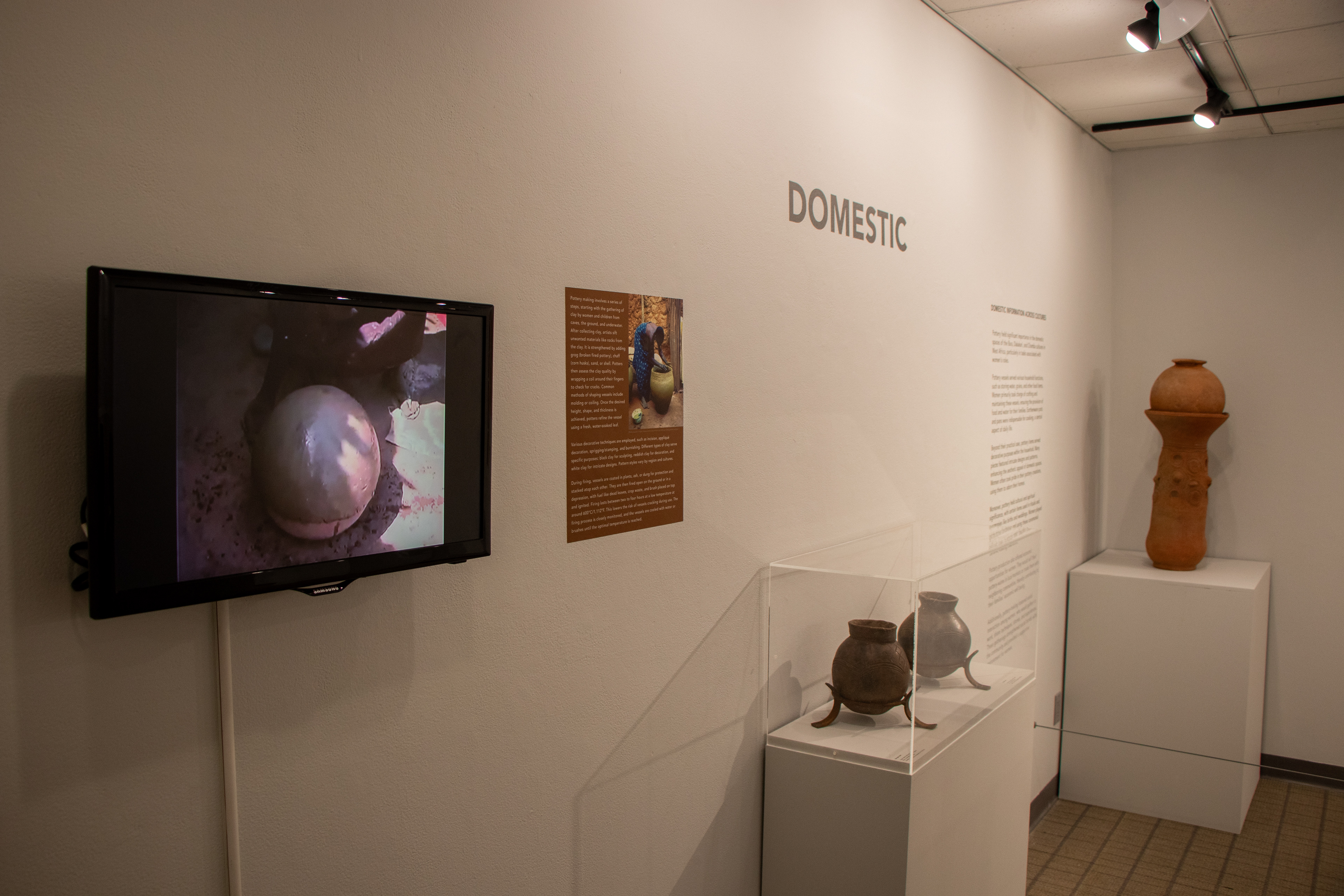 Domestic Pottery Wall