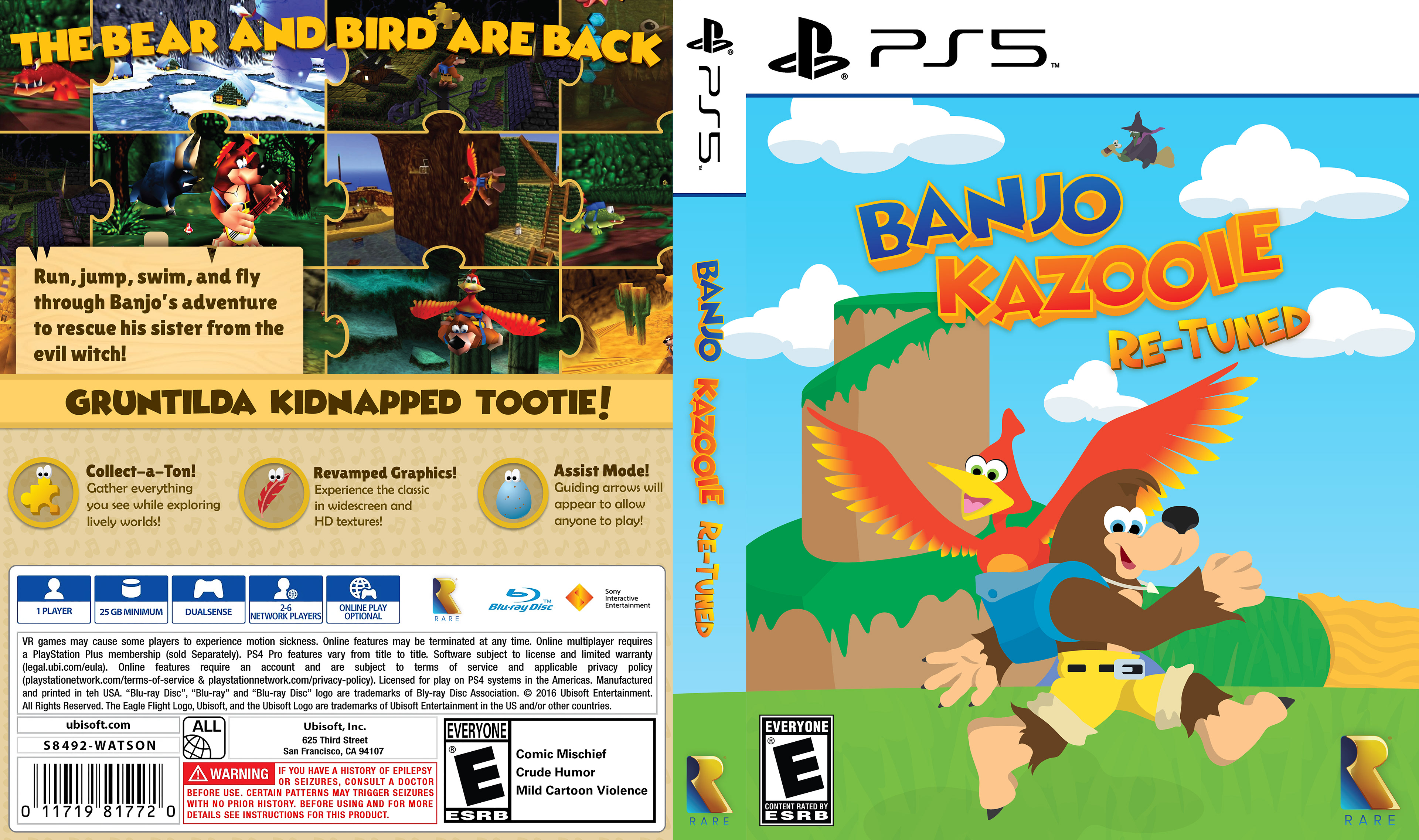 PlayStation 5 Game Case Spread