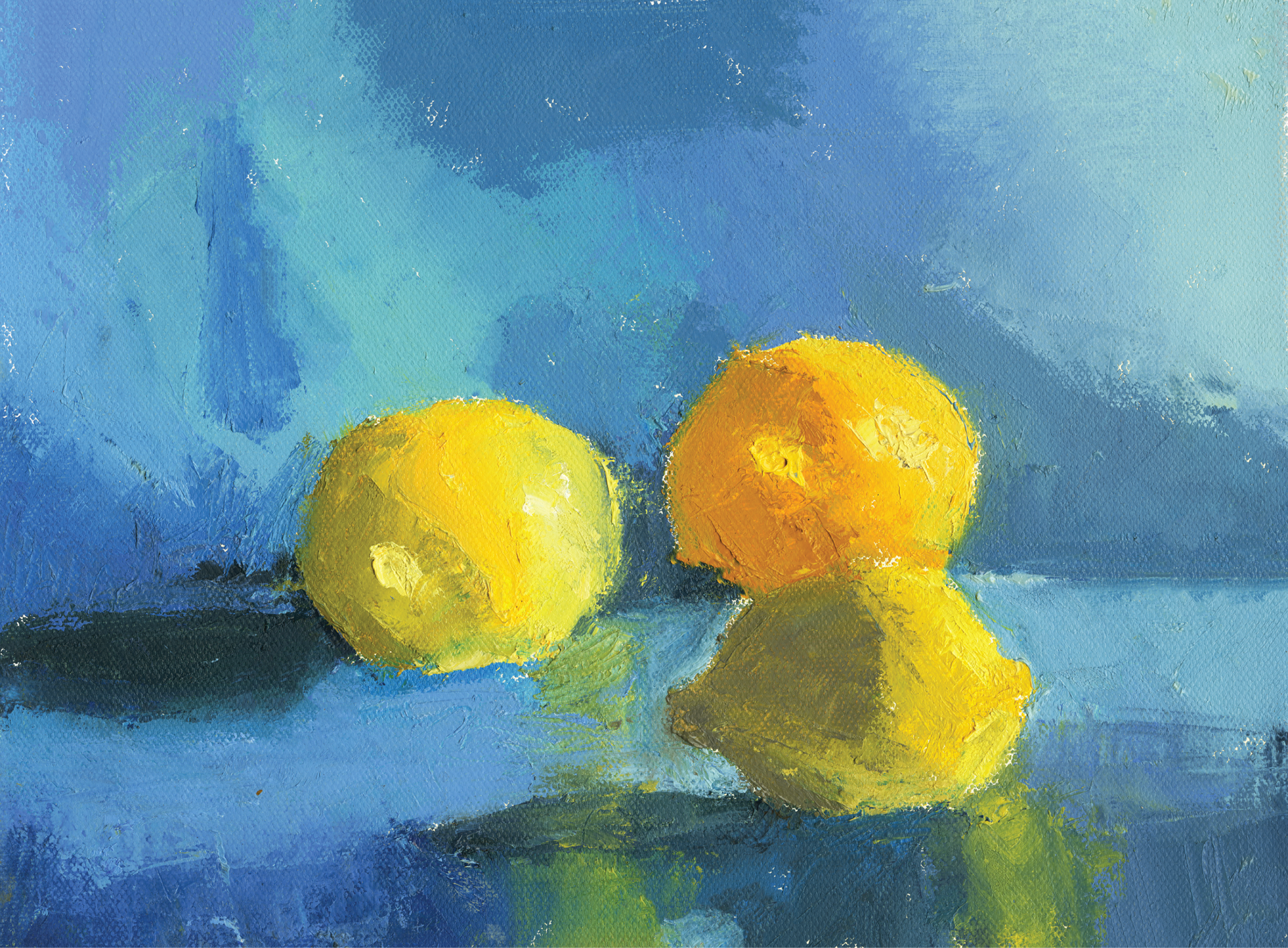 Lemon Painting (Oil Paints)