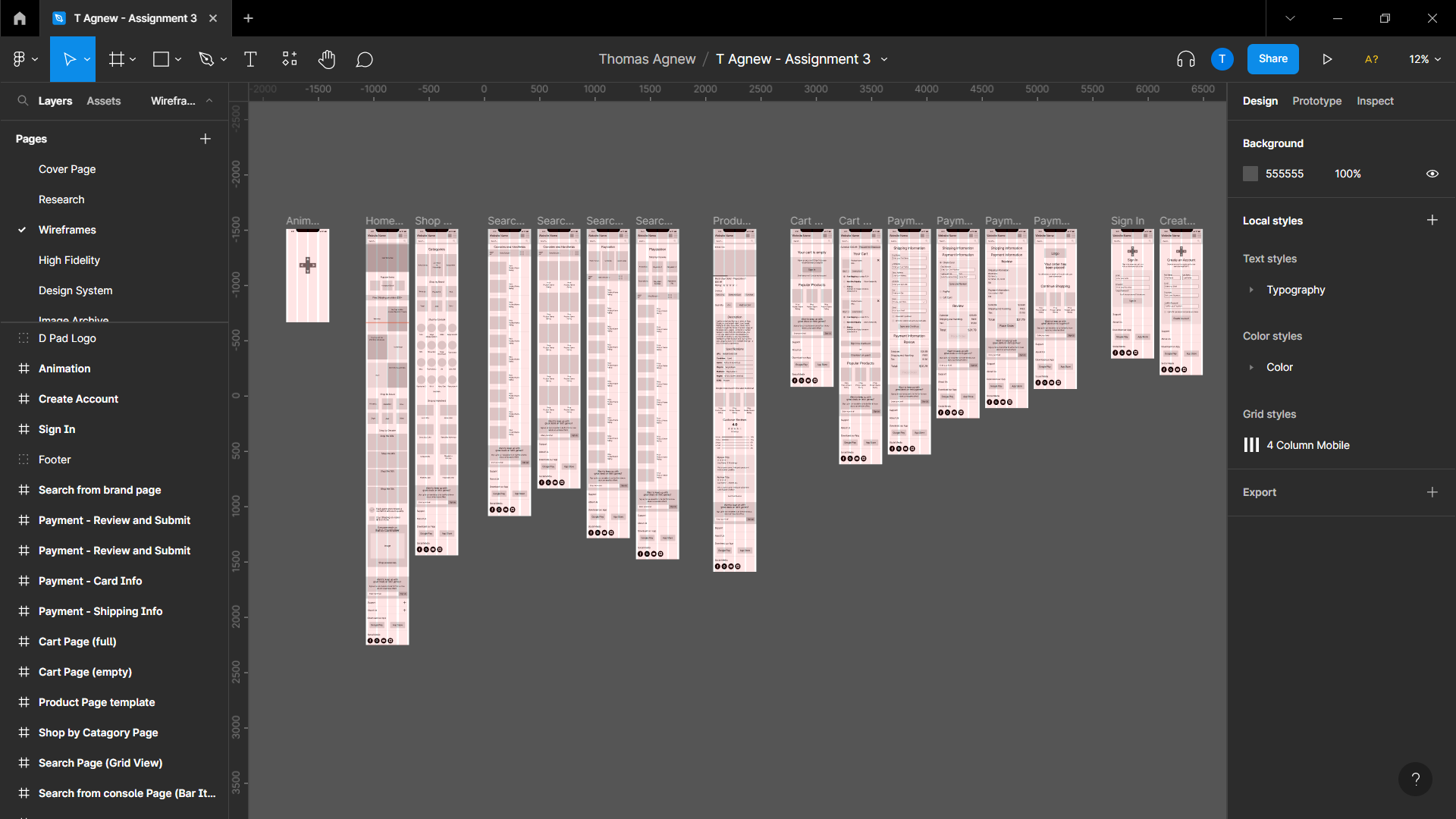 Wireframes