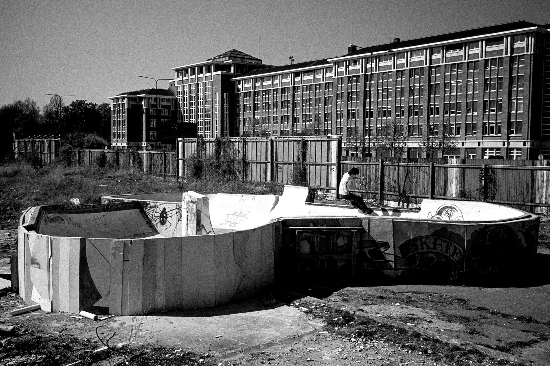 Home made skatepark, Malmo, Sweden.
