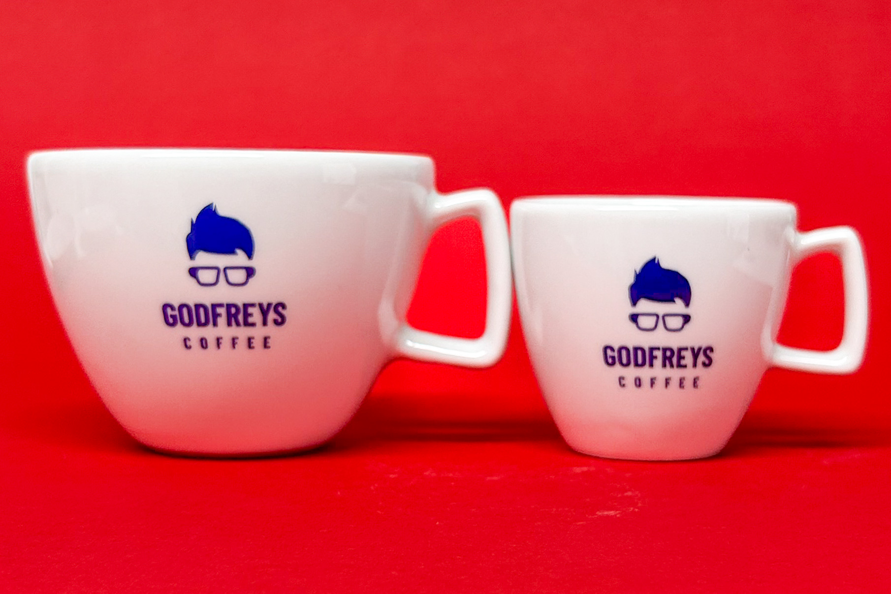 Godfreys Coffee, Papenburg - Pronto Cappuccino- & Espressotasse, Siebdruck