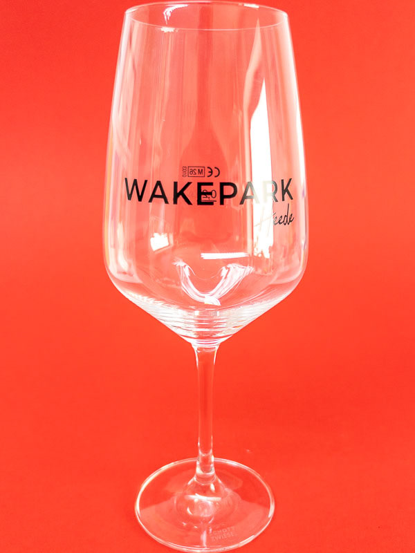 Wakepark Heede - TASTE Weinglas von Schott Zwiesel, 0,2l CE geeicht, Siebdruck