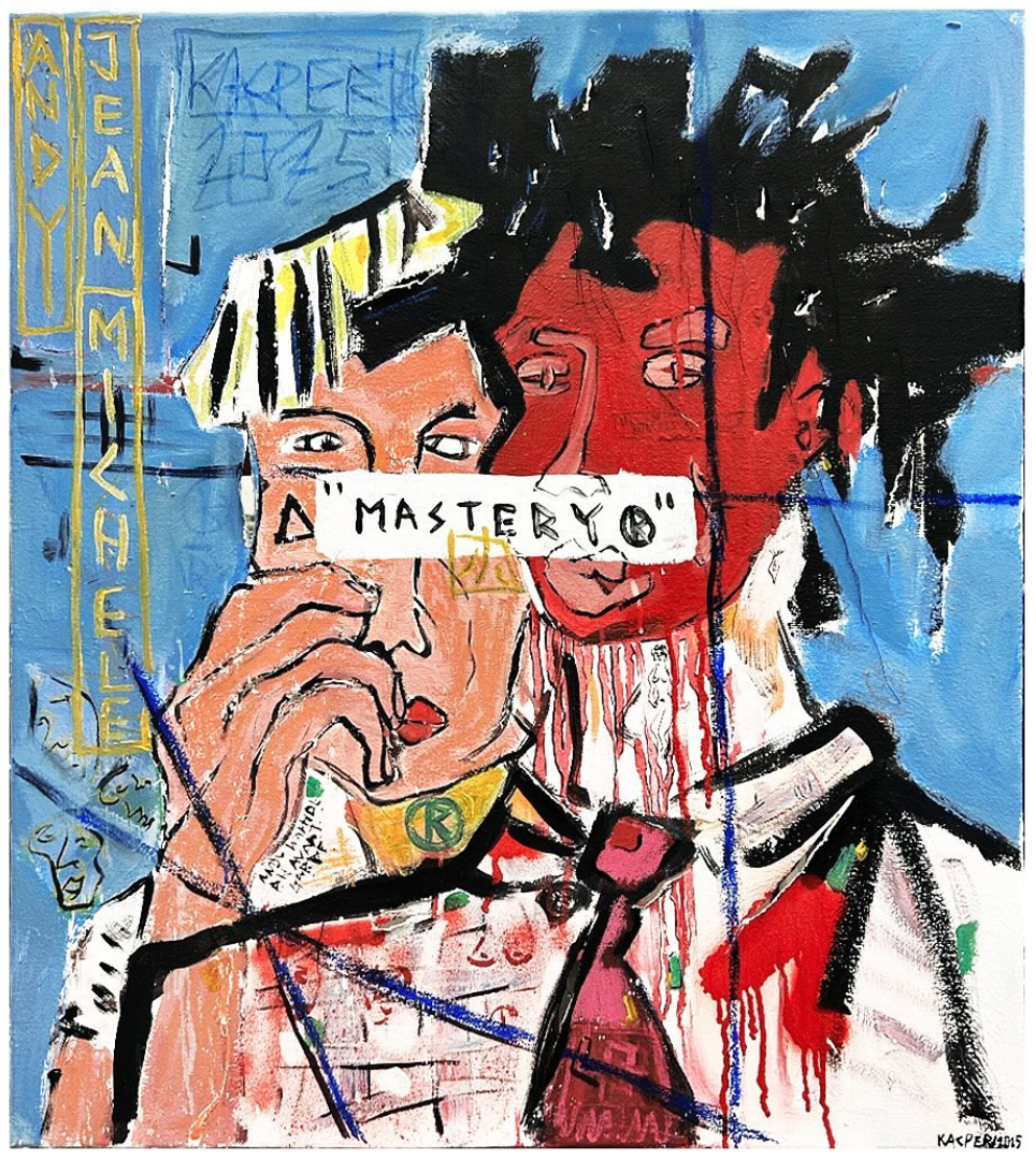 950 PLN / „Andy Warhol i Jean Michel Basquait polaroid” /80x70cm