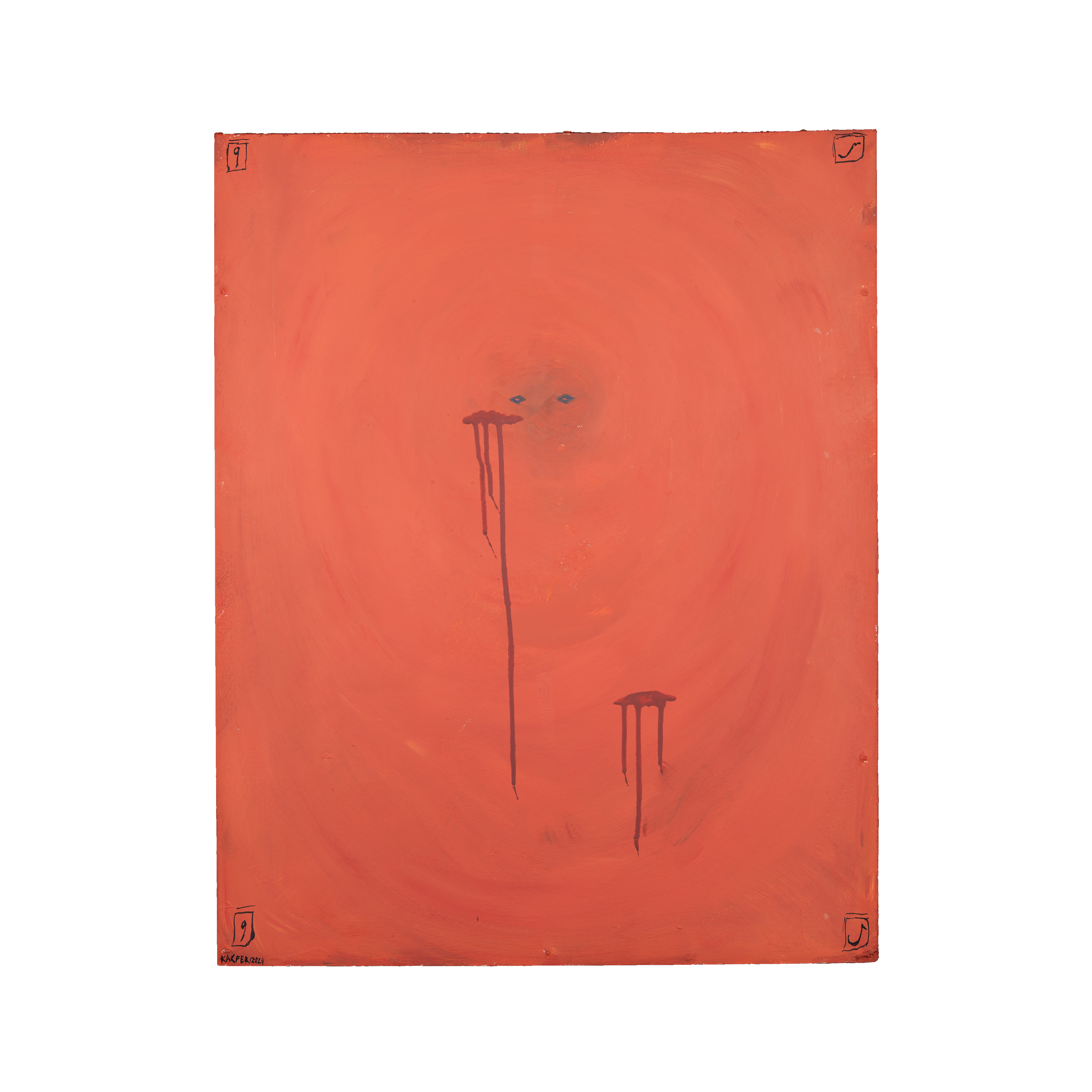 705 PLN / "Ranny Paul Atryda" /67x50 cm, farba akrylowa, pastel olejna, pastel sucha, na drewnianej dykcie