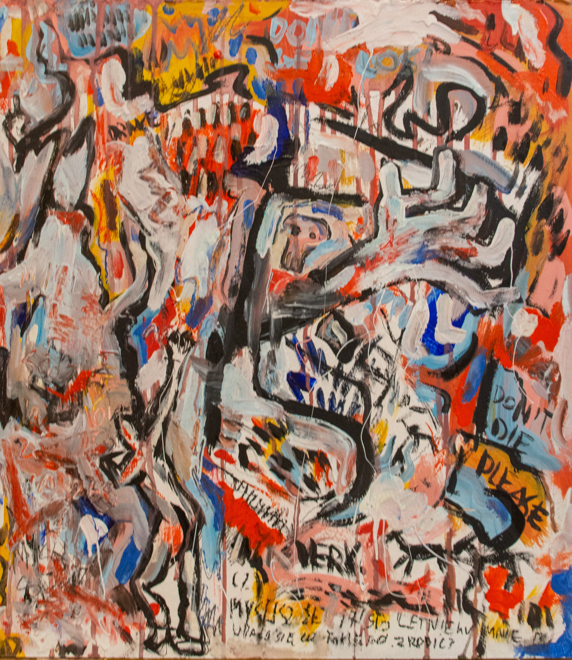 650 PLN / TYTUŁ: „WRZASK NO.2" ROZMIAR:55X40 CM, ROK 2023